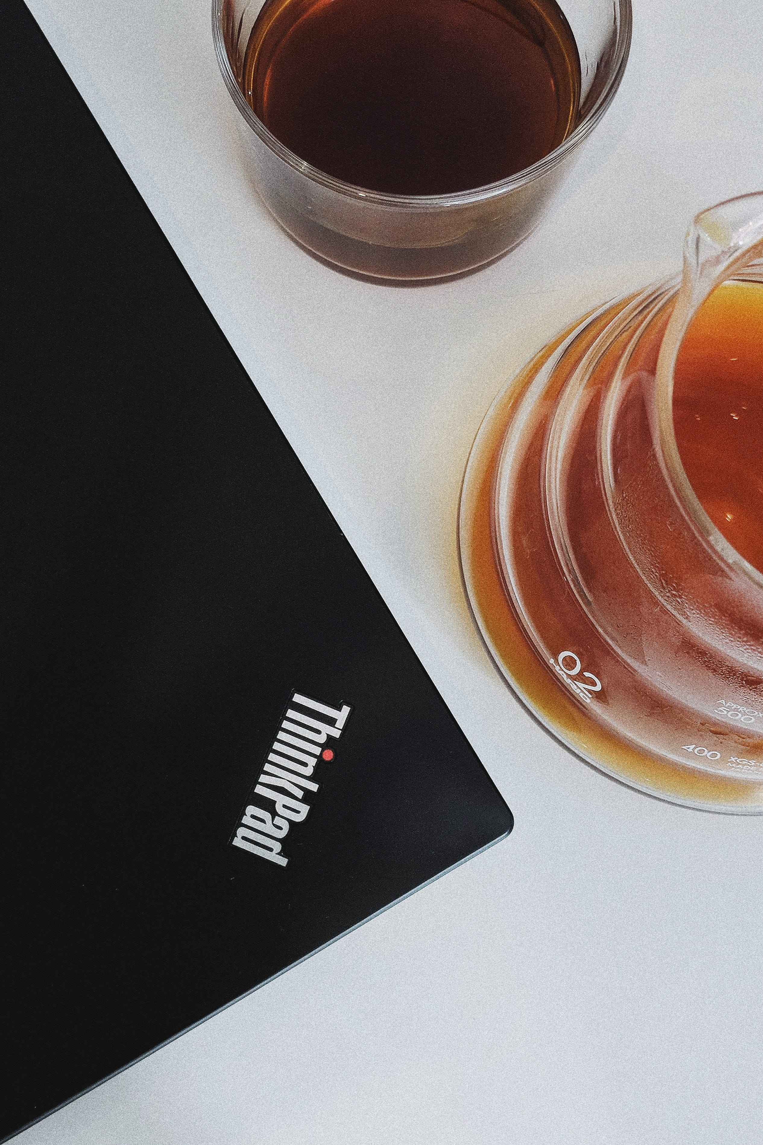 food, lapptop, mug, drink, no people, chemex, thinkpad, coffee - drink, coffee cup, hot drink, cup, tea cup, glass, ukraine, high angle view, 2K, cafe, Phone HD Wallpaper