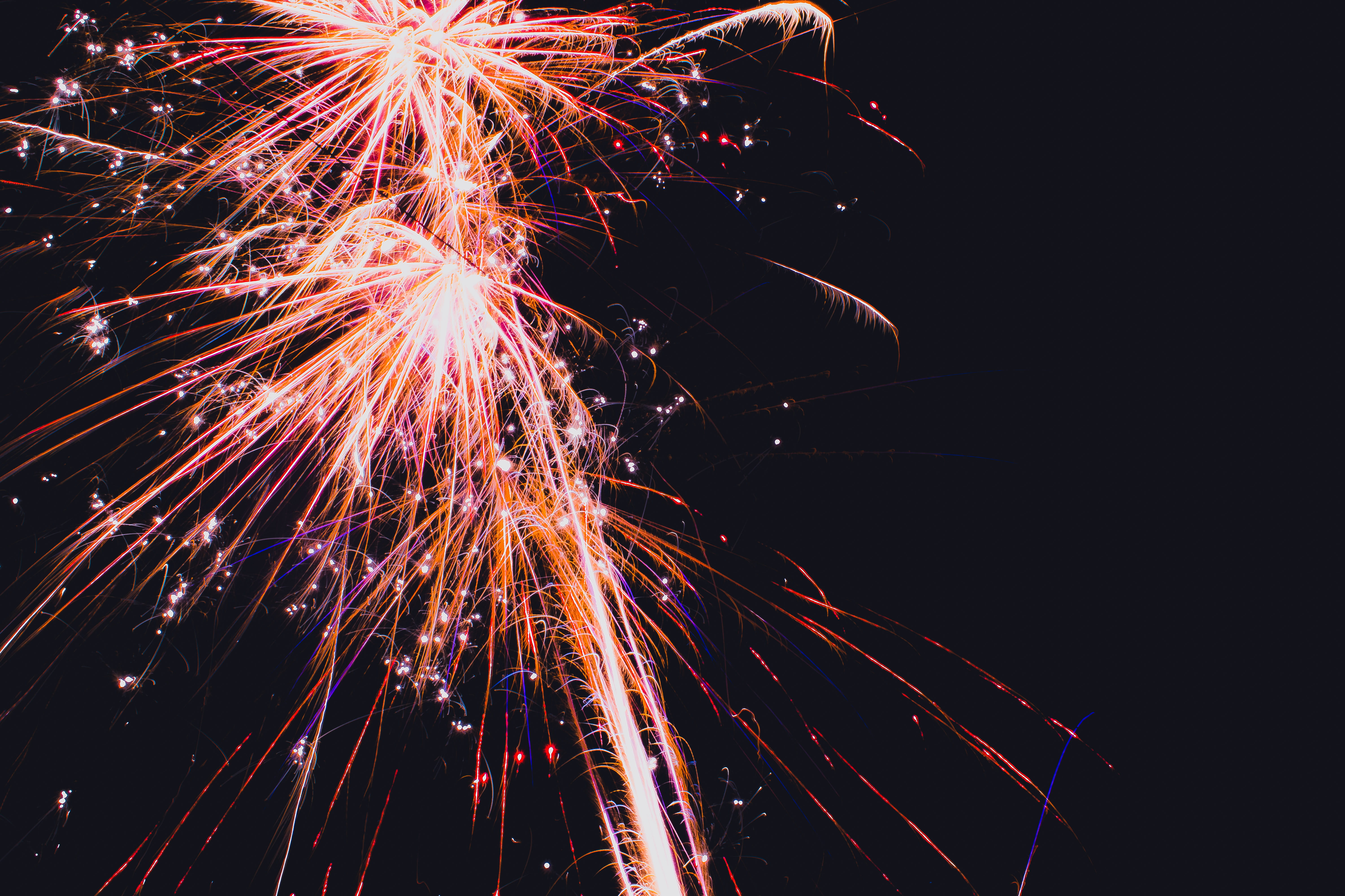 winter, sky, illuminated, no people, outdoors, november, lights, event, explosive, night, motion, arts culture and entertainment, firework - man made object, HD Wallpaper