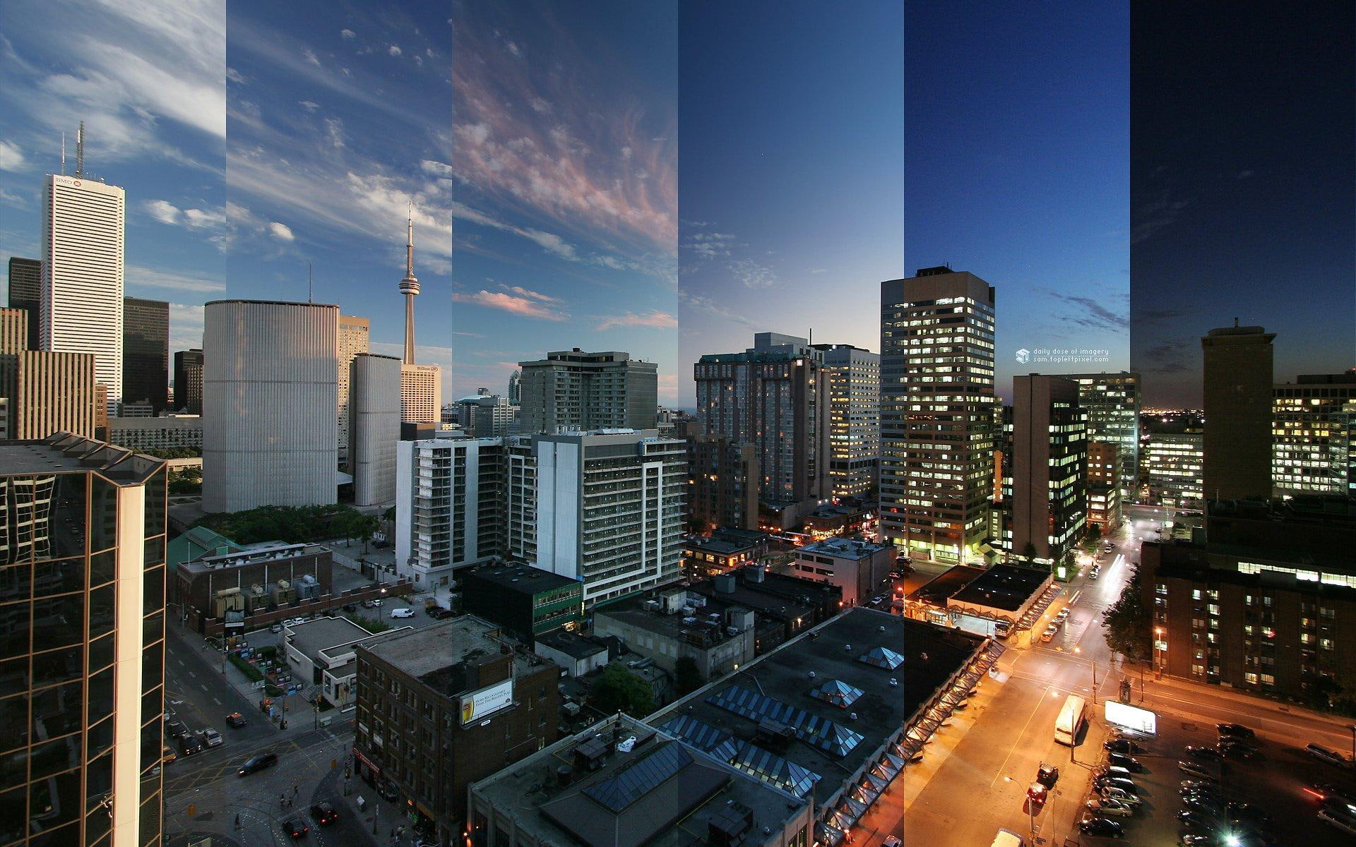 abstract, towers, city, animals, hours, modern, 1080P, skyline, HD Wallpaper