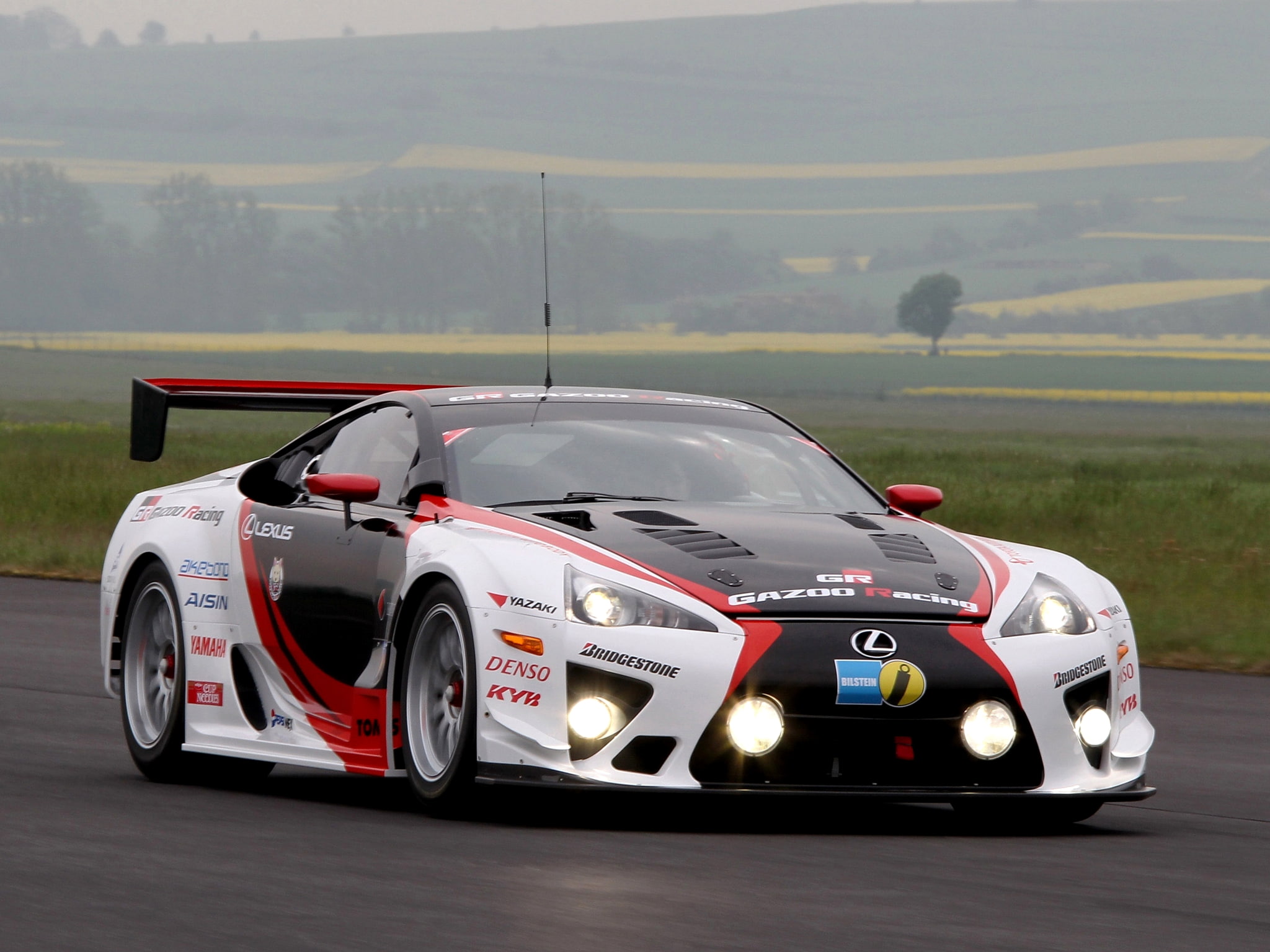 nurburgring, lf a, 1080P, lexus, gazoo racing, tuning, 2009, race, 24 hour, racing, HD Wallpaper
