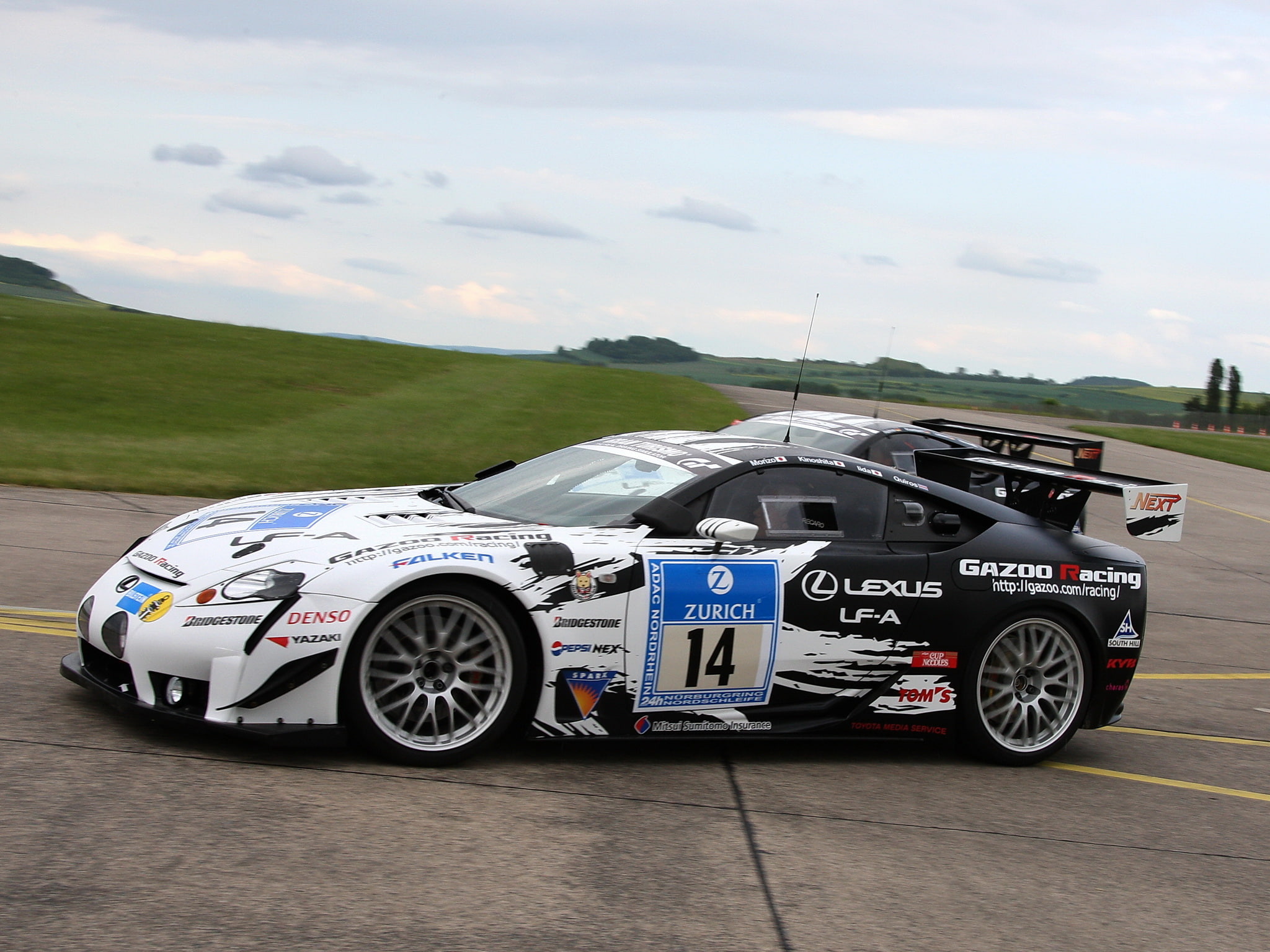 racing, 24 hour, gazoo racing, 1080P, 2009, nurburgring, tuning, lexus, lf a, race, HD Wallpaper