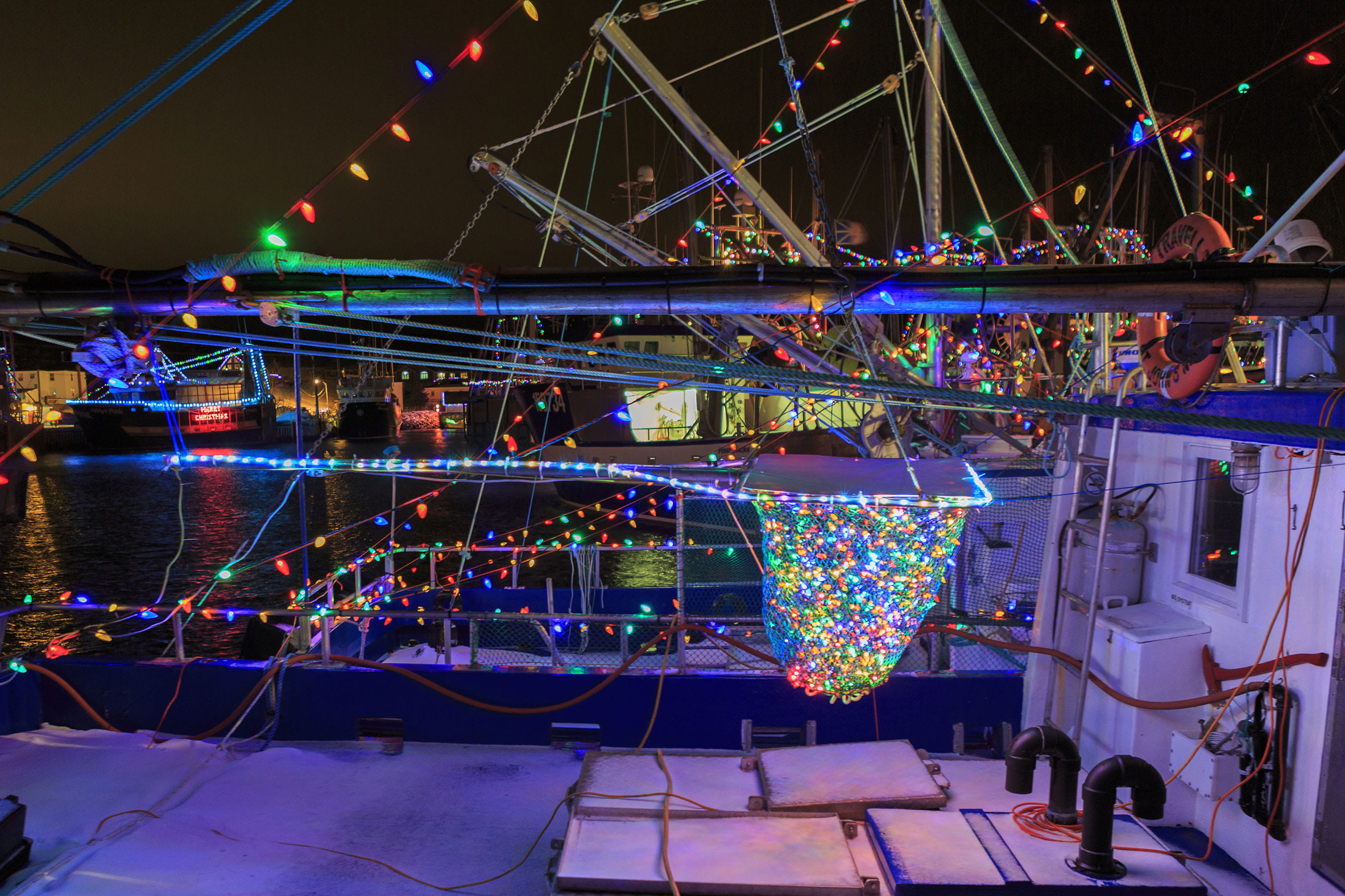 de, light - natural phenomenon, north, december, nature, season, illuminated, fishing, stage - performance space, port de grave, lighting equipment, newfoundland, HD Wallpaper