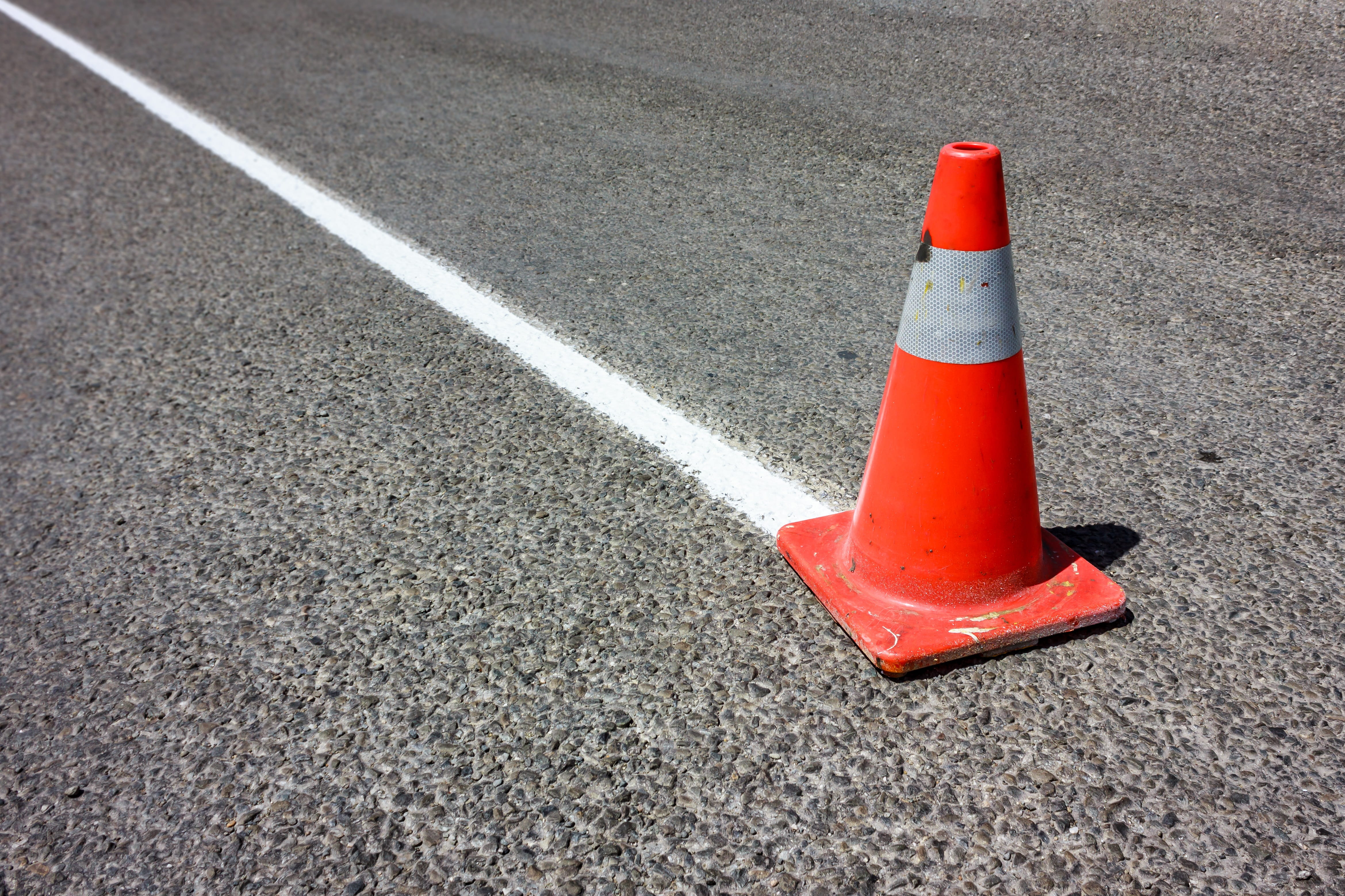 city, signage, warning symbol, warning sign, transportation, construction, warning, outdoors, road warning sign, no people, rules, cones, street, day, road, HD Wallpaper