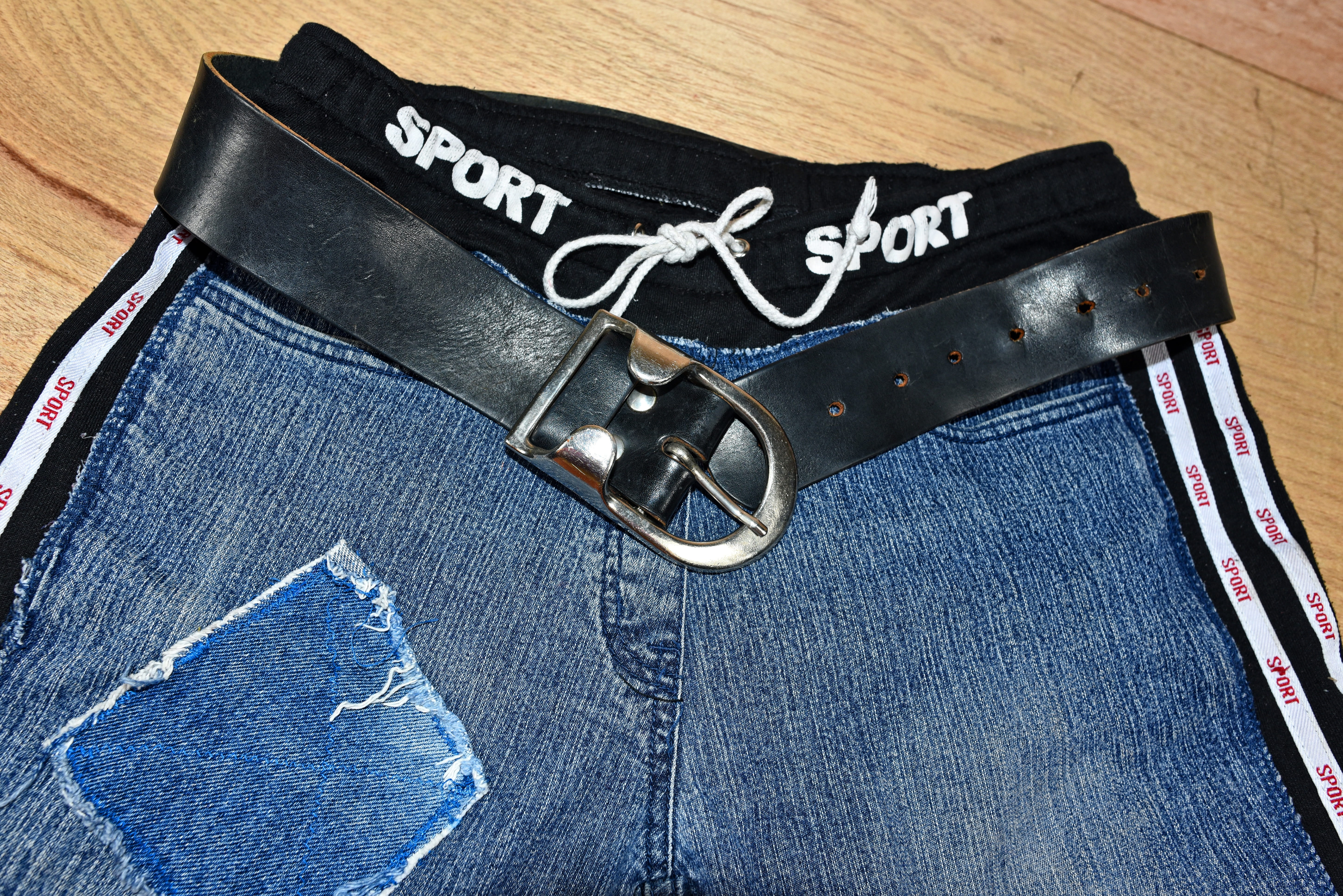 trousers, no people, still life, western script, frayed, wood - material, connection, belt, pocket, wallet, patch, close-up, woman, blue, casual clothing, HD Wallpaper
