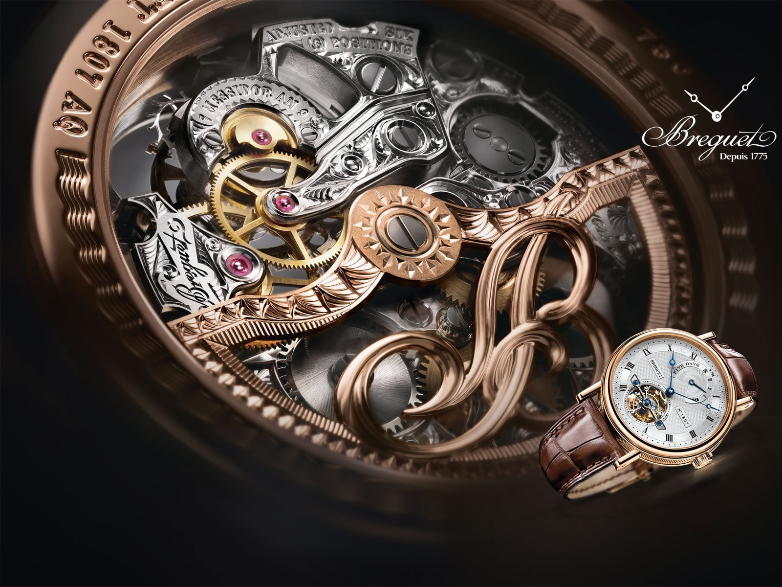 breguet, clock, 720P, time, watch, HD Wallpaper