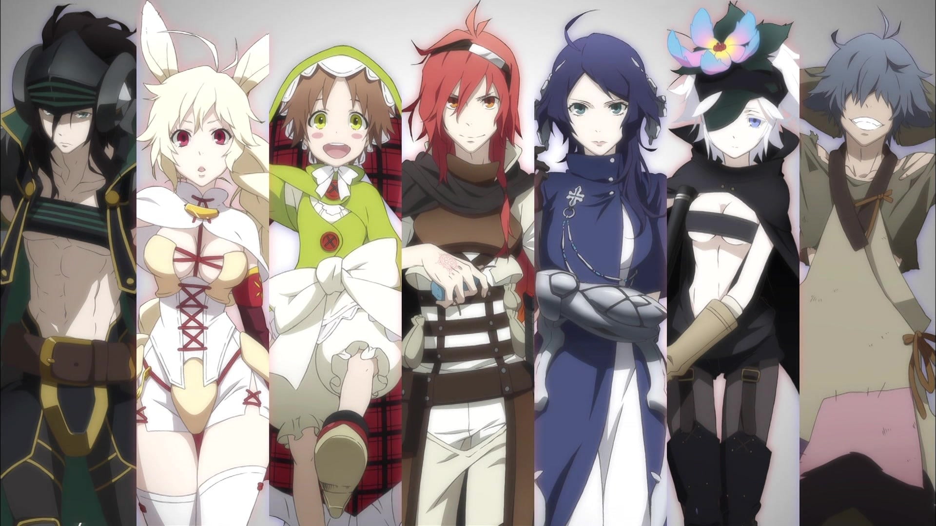 Adlet Mayer, Goldof Auora, thigh-highs, Nashetania Loei Piena Augustra, 1080P, Fremy Speeddraw, Rokka no Yuusha, Hans Humpty, anime, Mora Chester, Chamo, HD Wallpaper