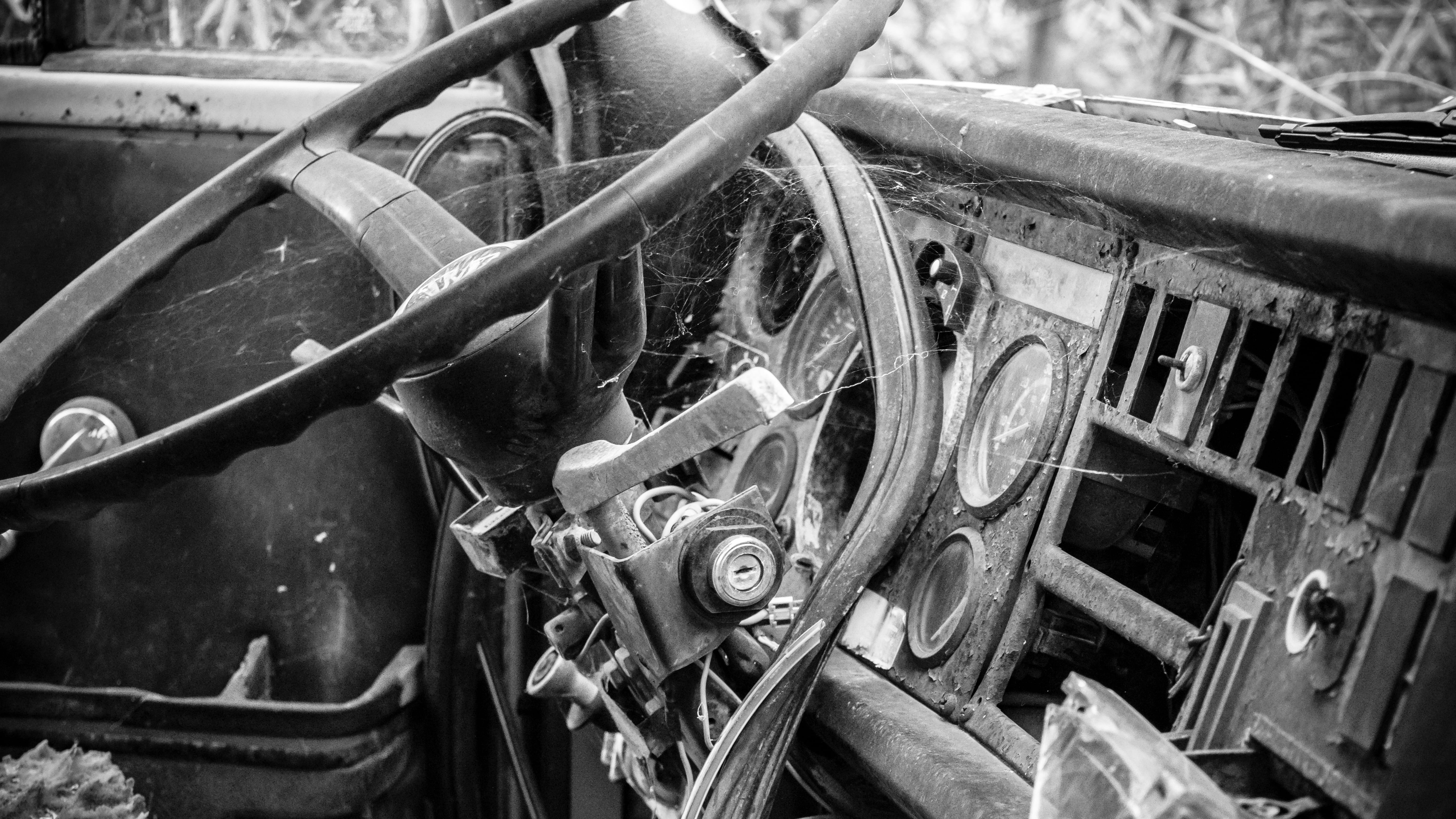 greece, close-up, run-down, spoke, obsolete, transportation, ellada, land vehicle, no people, kerkyra, truck, 5K, corfu, rust, damaged, spider web, deterioration, HD Wallpaper