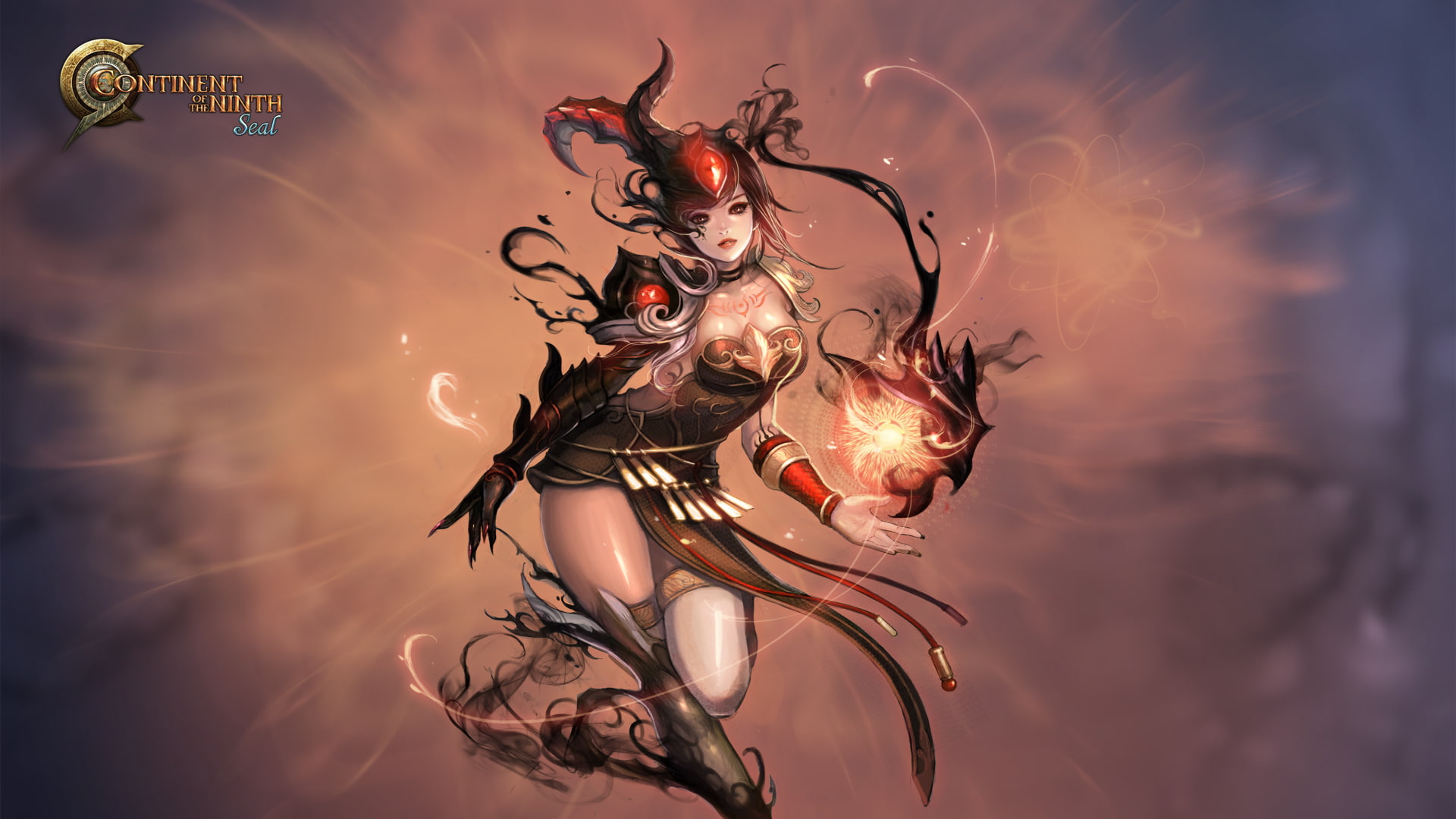 Demonisher, anime, 1080P, Continent of the Ninth Seal, anime girls, HD Wallpaper