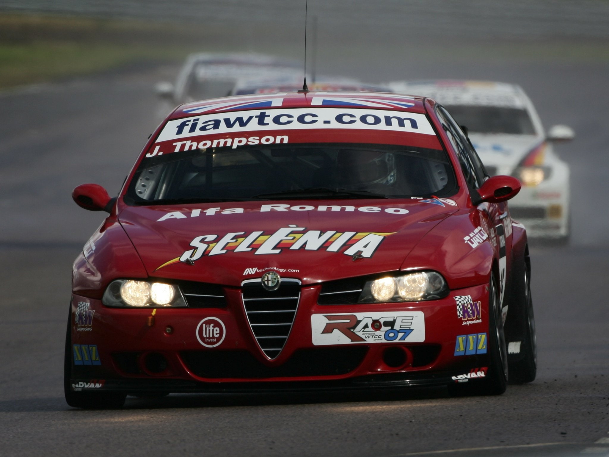 super, 2004 07, romeo, wtcc, 1080P, race, alfa, se107, 156, racing, 2000, HD Wallpaper
