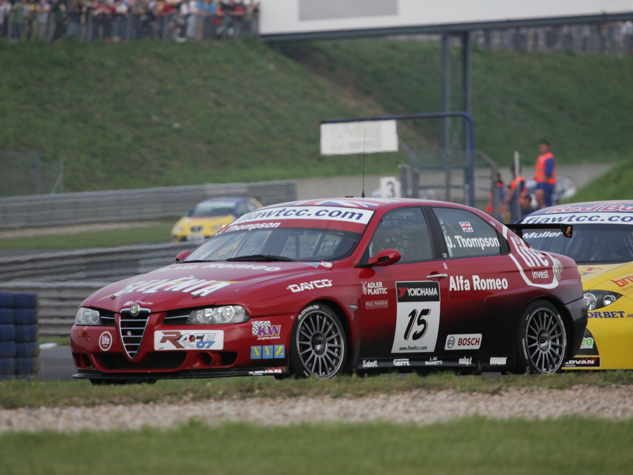 se107, alfa, racing, 156, 2004 07, 2000, wtcc, race, super, 1080P, romeo, HD Wallpaper