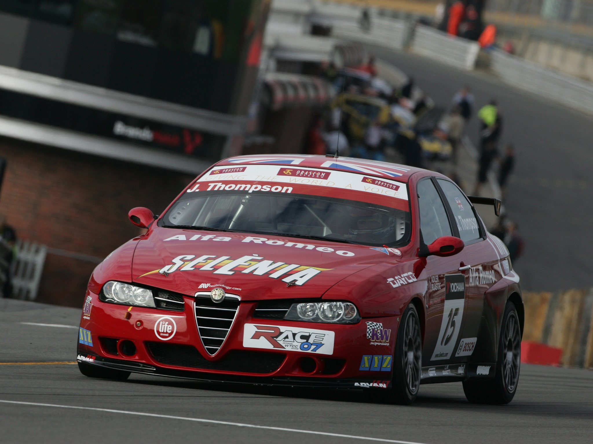 se107, racing, 2000, wtcc, romeo, race, 1080P, alfa, 156, 2004 07, super, HD Wallpaper