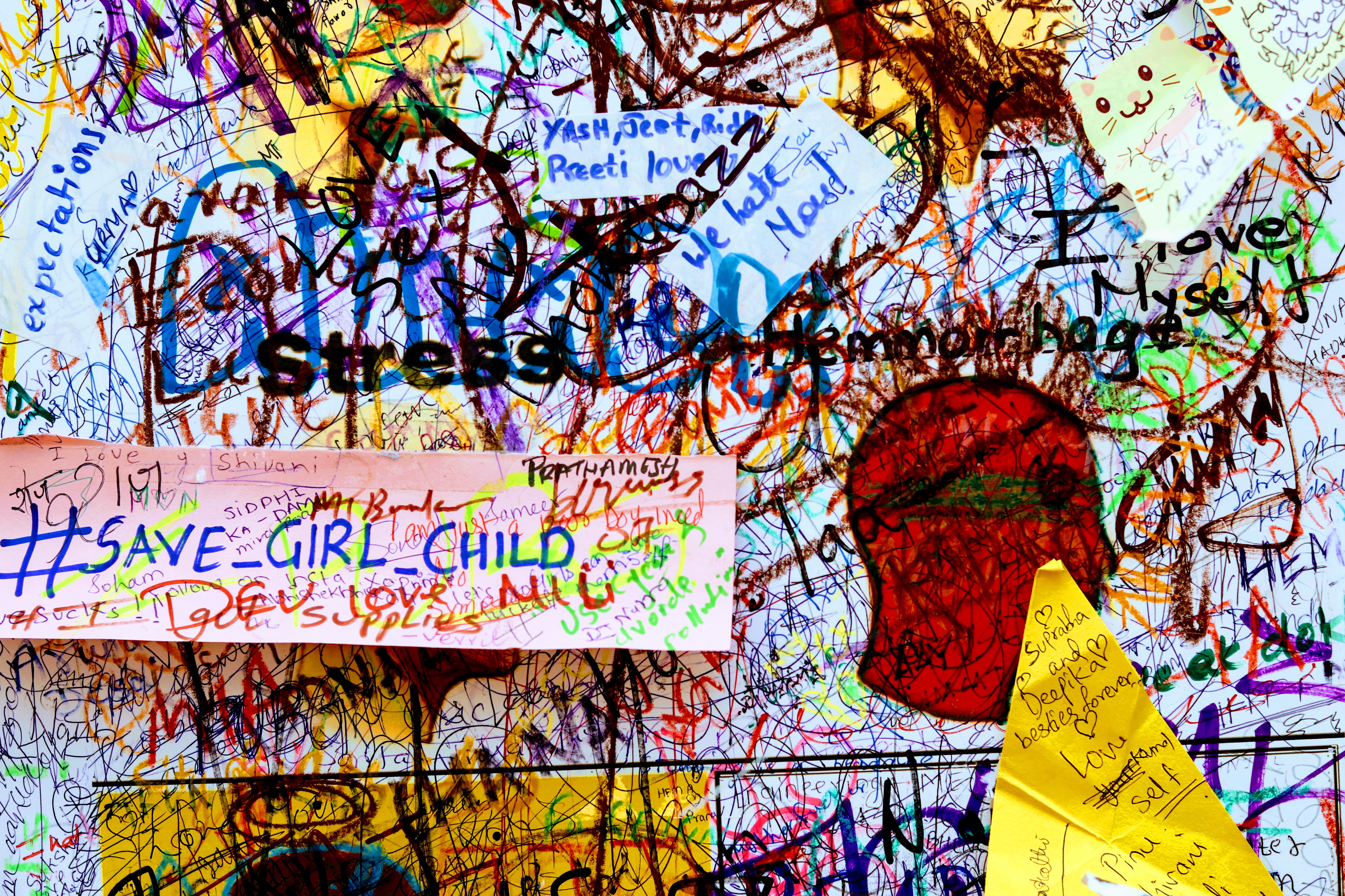 street, modern art, backgrounds, communication, wall, handwriting, representation, building exterior, mural, wall - building feature, multi colored, text, HD Wallpaper