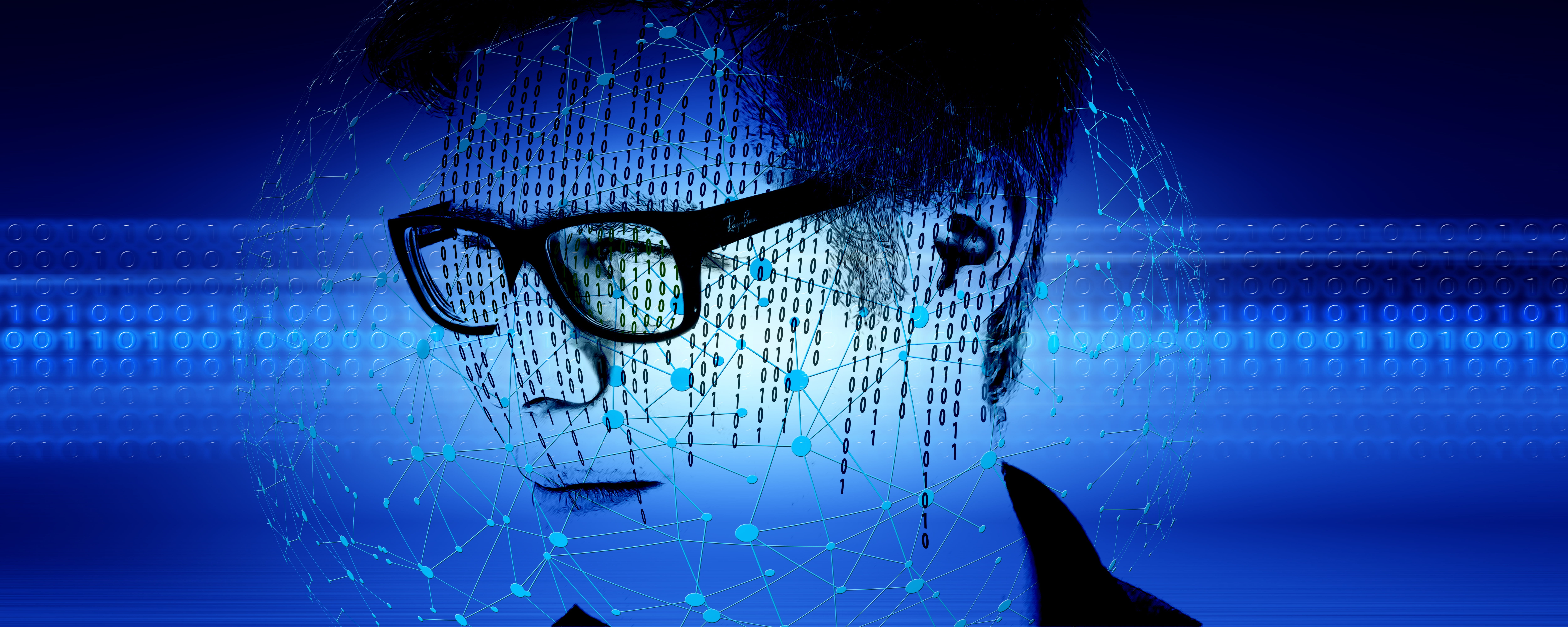 blue, binary code, computer science, social media, programming, social network, futuristic, one, presentation, science, 8K, connection, null, binary system, HD Wallpaper