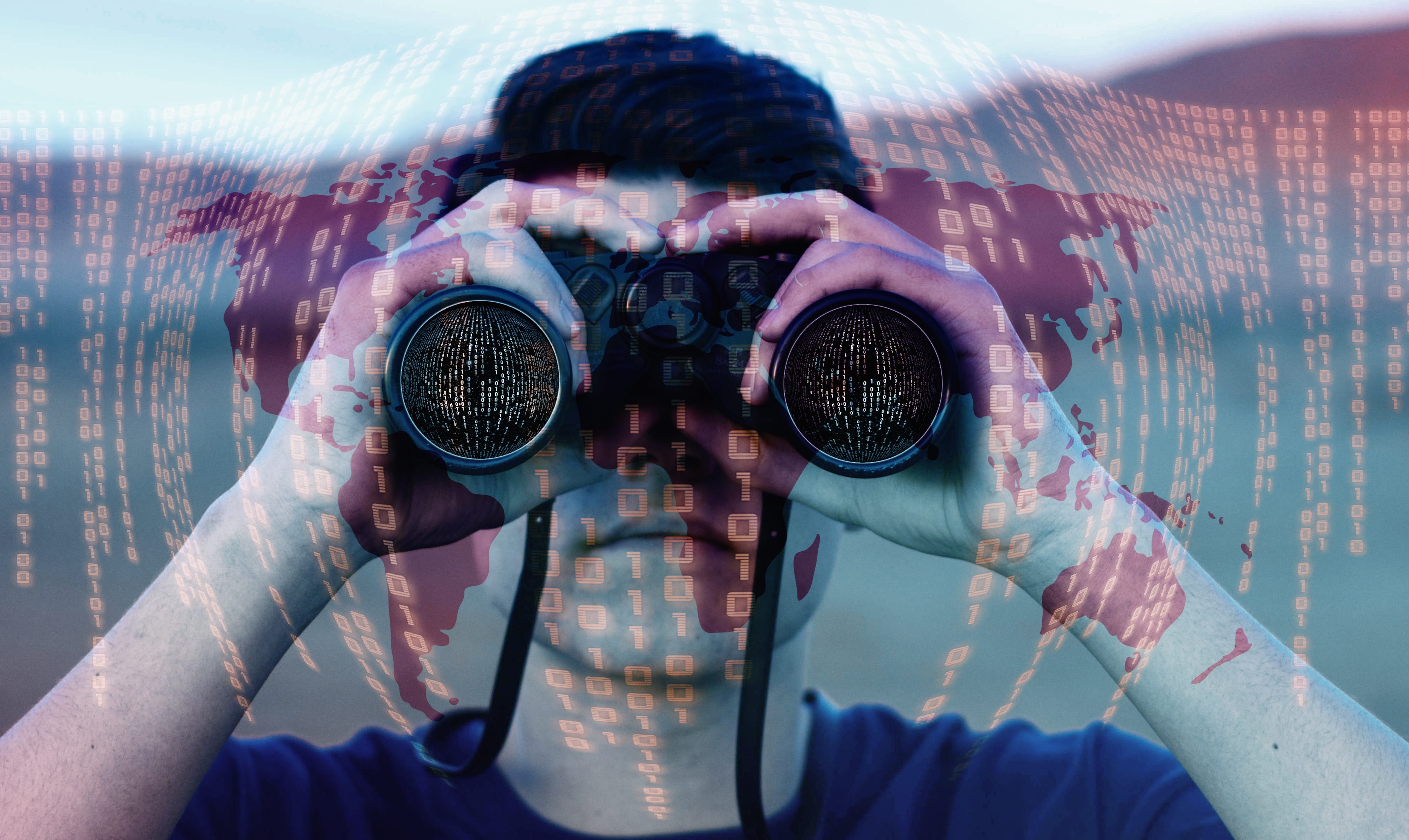 day, looking through an object, digital, binary system, men, forward, search, binary, data, null, adult, security, man, focus on foreground, front view, HD Wallpaper