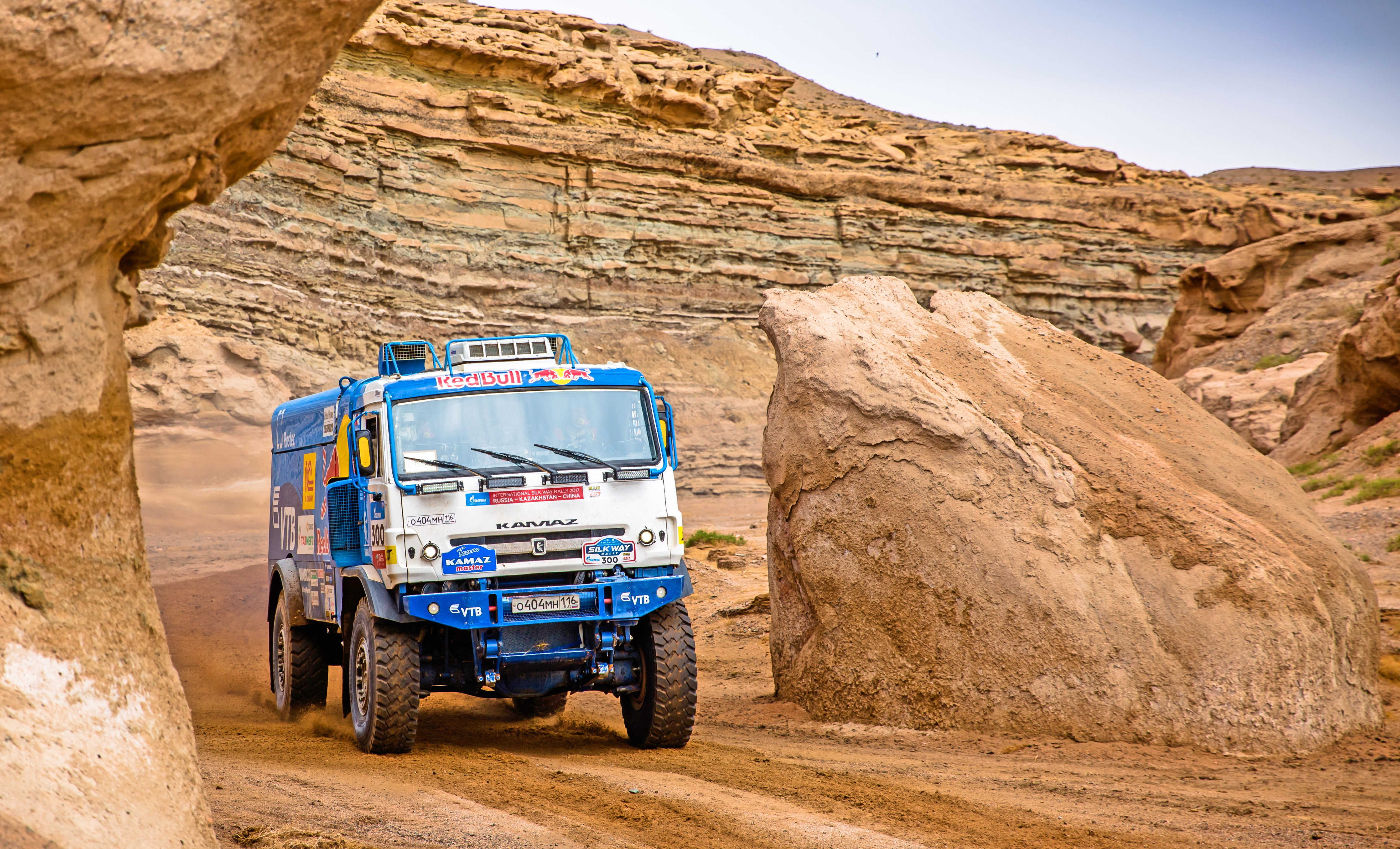 Best, Rally, The roads, Master, 4K, Beauty, SilkWay, KAMAZ, Sand, Russia, Silk road, Stones, Truck, Sport, Silk Way, Hills, RedBull, Contest, Speed, HD Wallpaper