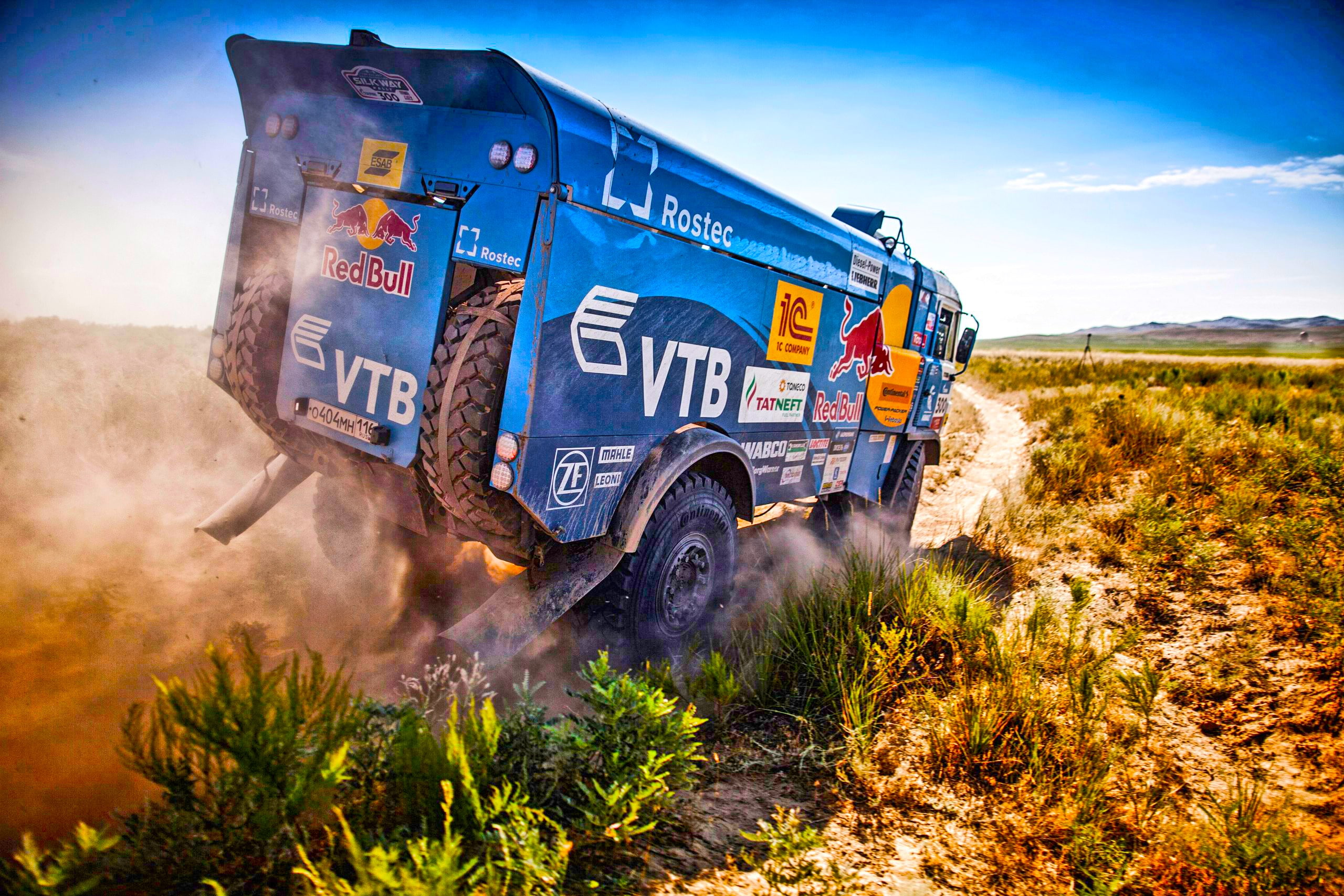 Silk road, Dust, Silk Way, Sport, The roads, SilkWay, Dirt, 2K, Grass, RedBull, Truck, Race, Squirt, Speed, Master, Stones, Contest, Hills, Overcast, Sand, HD Wallpaper
