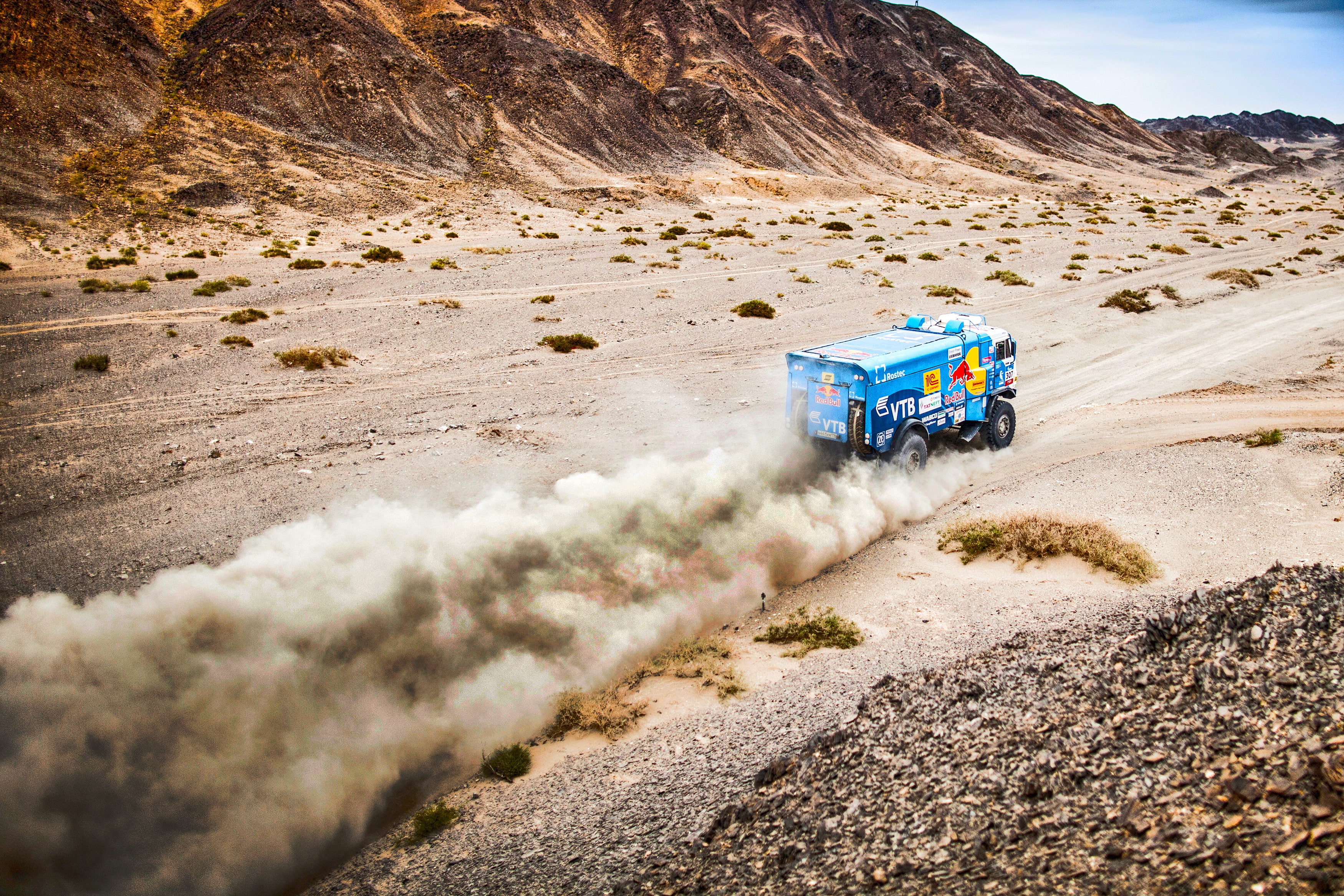 2K, SilkWay, Silk road, KAMAZ, Sport, Dust, Master, Russia, Contest, Speed, Sand, The roads, Race, Rally, Beauty, The sky, Hills, 307, Silk Way, RedBull, HD Wallpaper