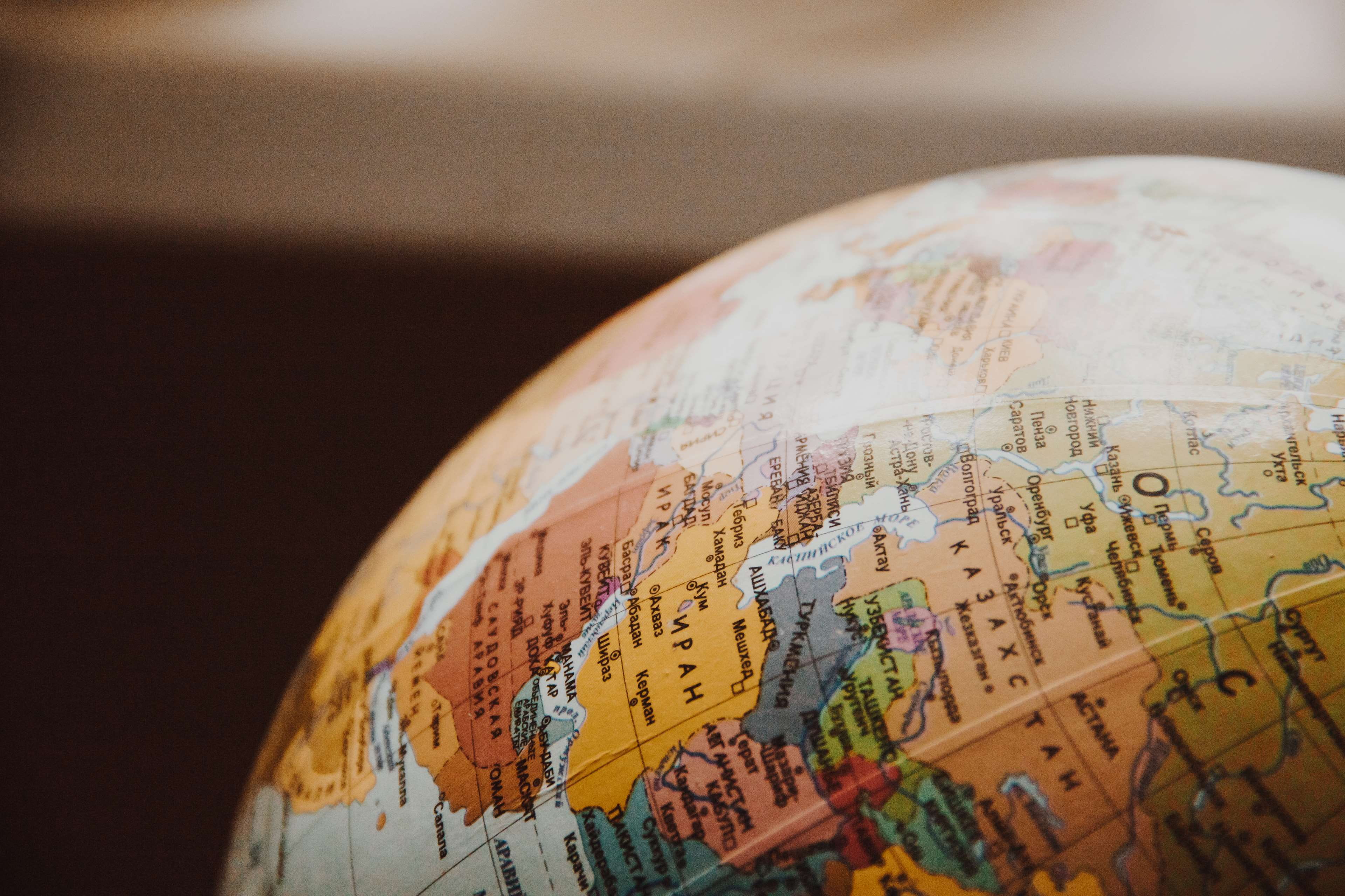 universe, country, indoors, 4K, ball shaped, single object, no people, geography, travel, commerce, globe, world map, close up, physical geography, text, HD Wallpaper