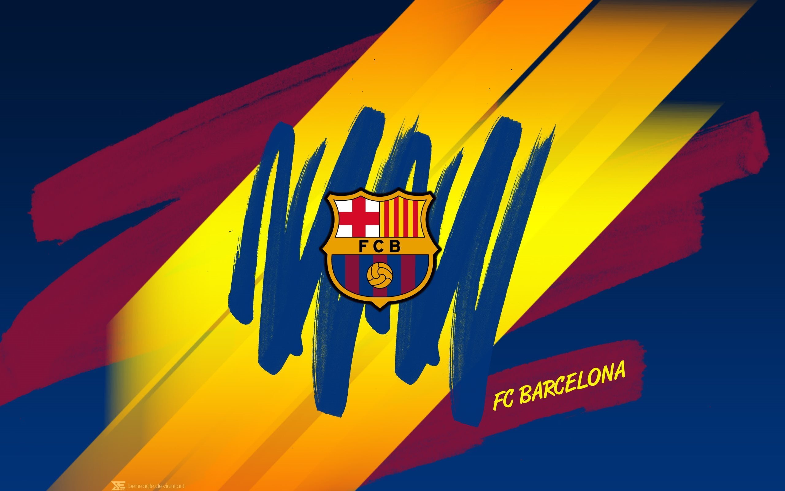 FC Barcelona, Logo, Soccer, 2K, HD Wallpaper