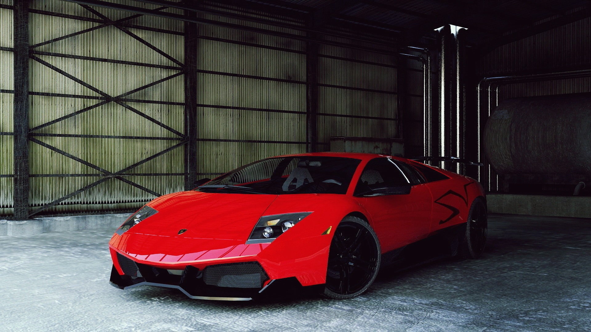 1080P, car, Lamborghini Murcielago, HD Wallpaper