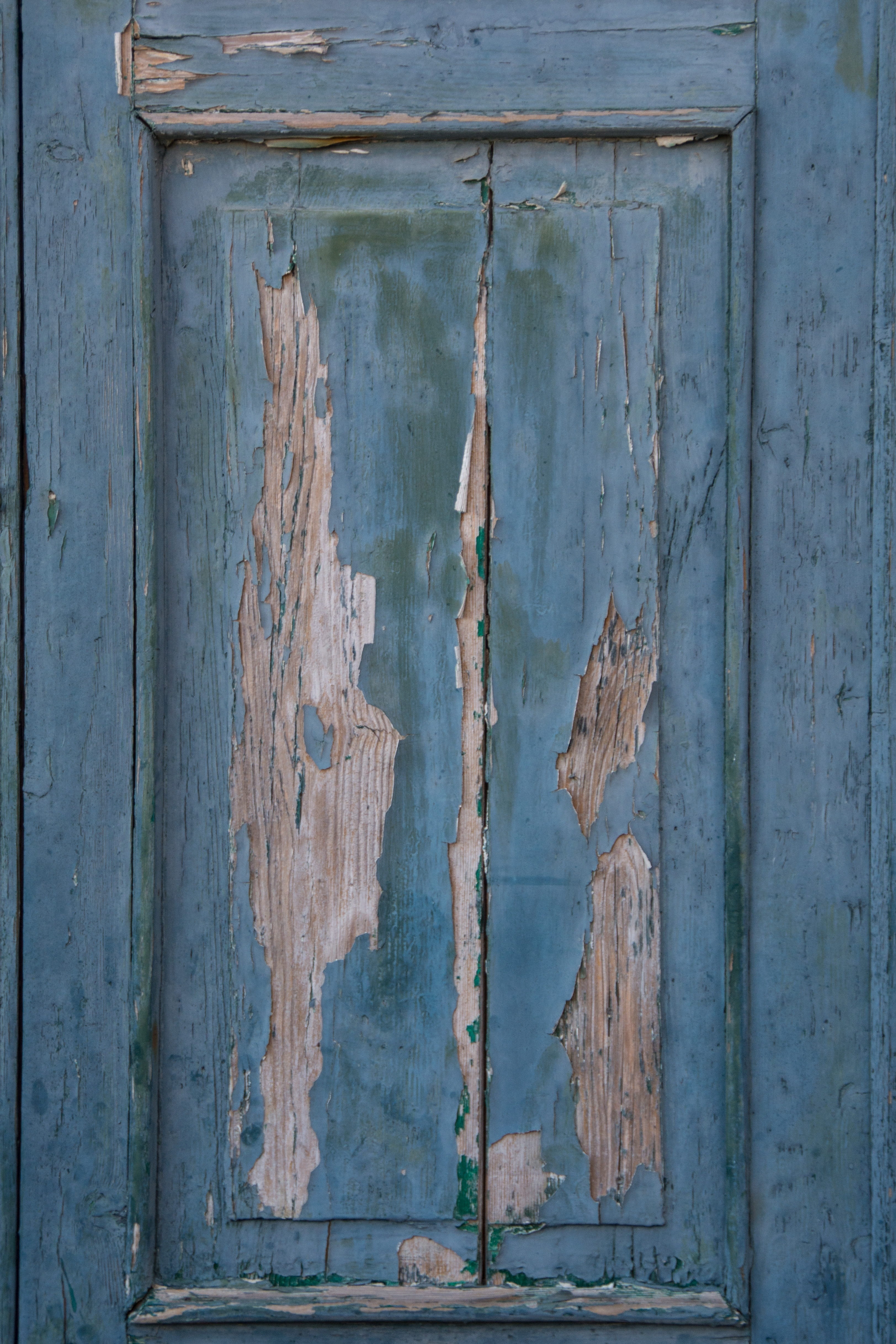 entrance, rusty, deterioration, backgrounds, Blue, decline, blue, textured, ruined, weathered, wall - building feature, peeling off, close-up, pattern, Phone HD Wallpaper
