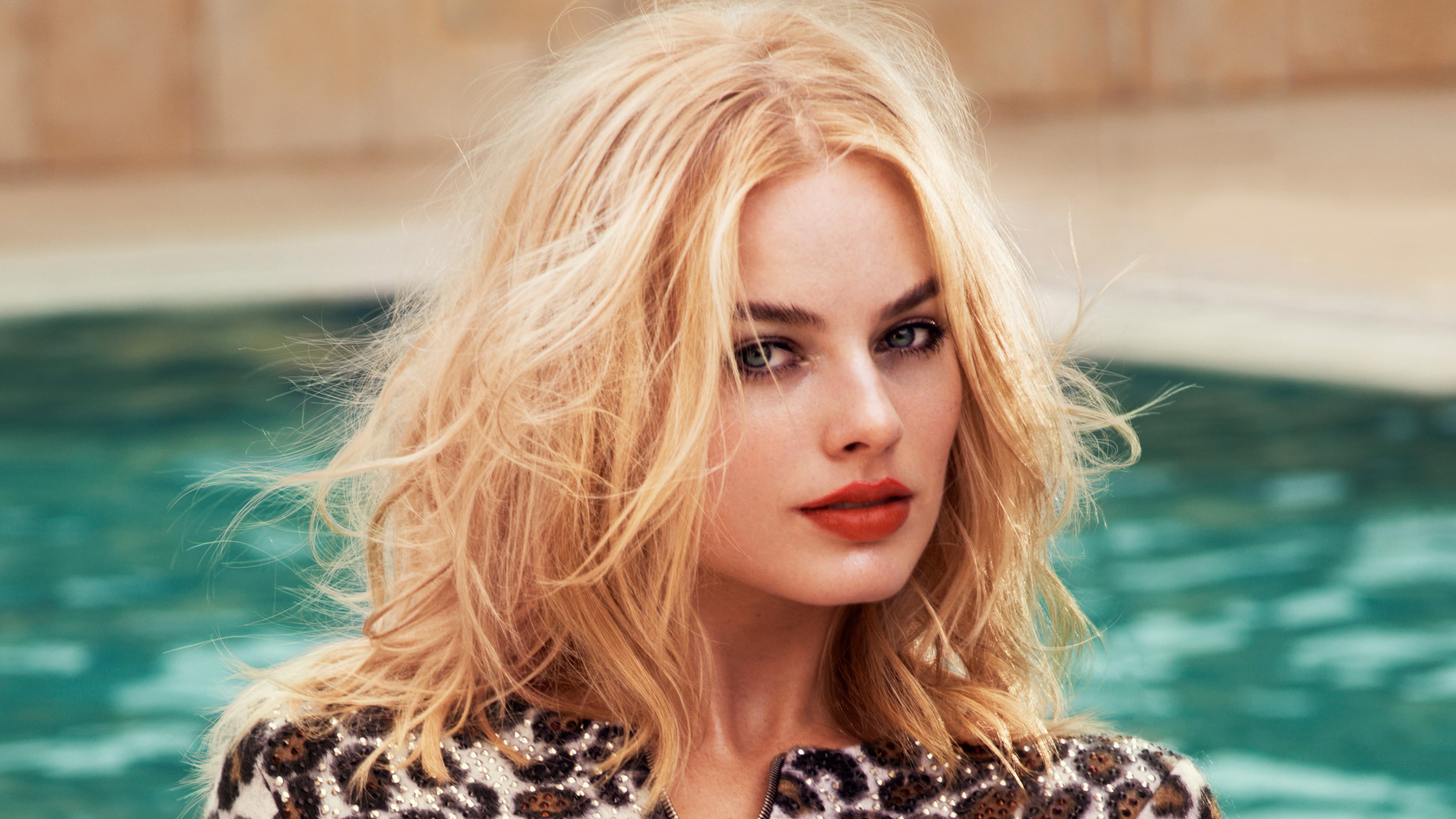 2K, Margot Robbie, Australian actress, HD Wallpaper