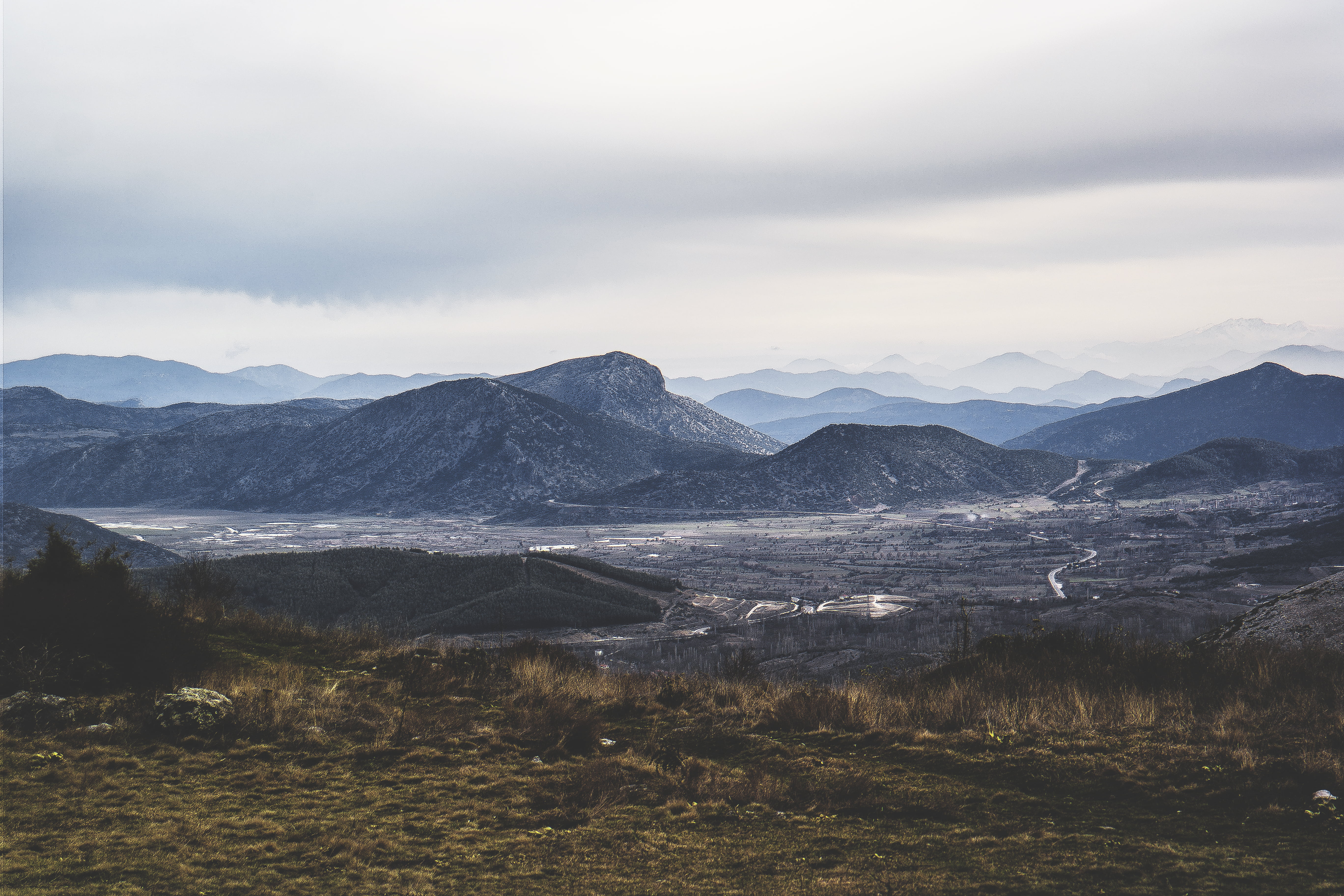 no people, mountain range, land, sky, mountains, day, scenics - nature, travel destinations, tranquility, landscape, mountain, 5K, plant, hilly, royalty  images, HD Wallpaper