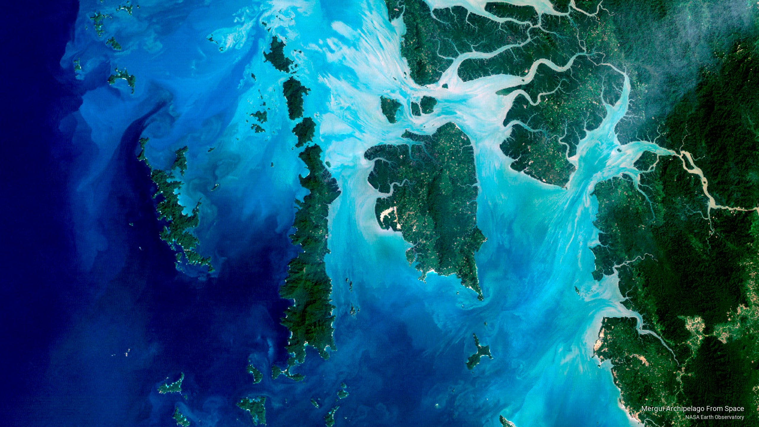Space, 2K, archipelago, mergui, HD Wallpaper