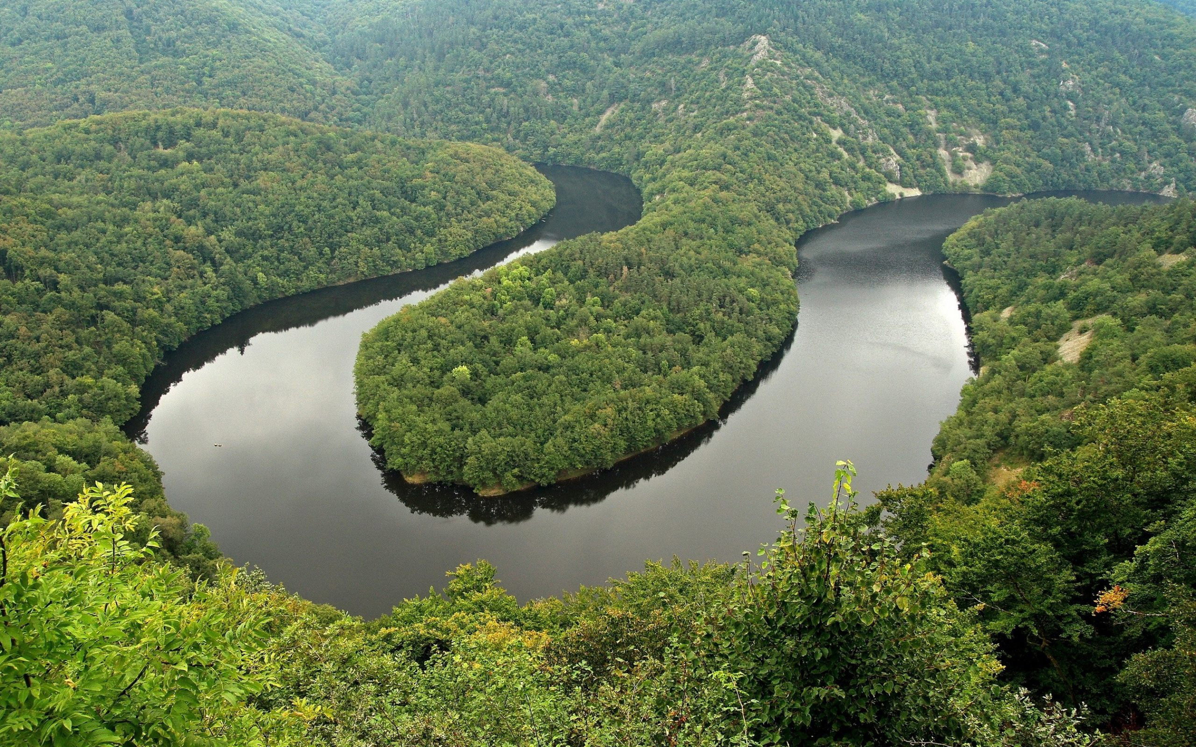 4K, north, near, mont, dore, sioule, orciva, france, tributary, allier, village, river, km, lev, long, rises, hd, HD Wallpaper