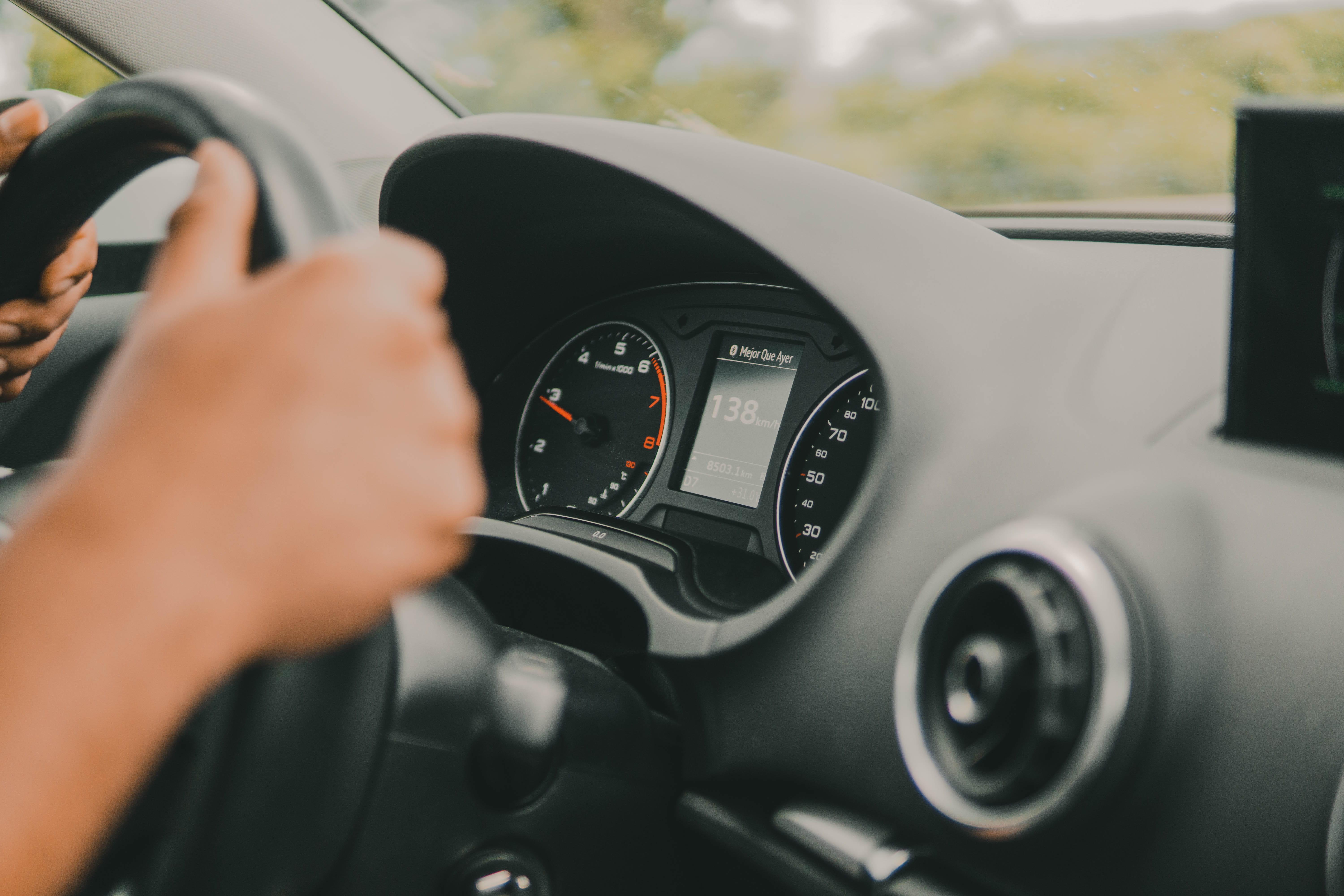 modern, fast car, driver, inside Of, hand, control Panel, 5K, velocity, black, vehicle Interior, wheel, car, left hand drive, safety, vehicle, travel, HD Wallpaper