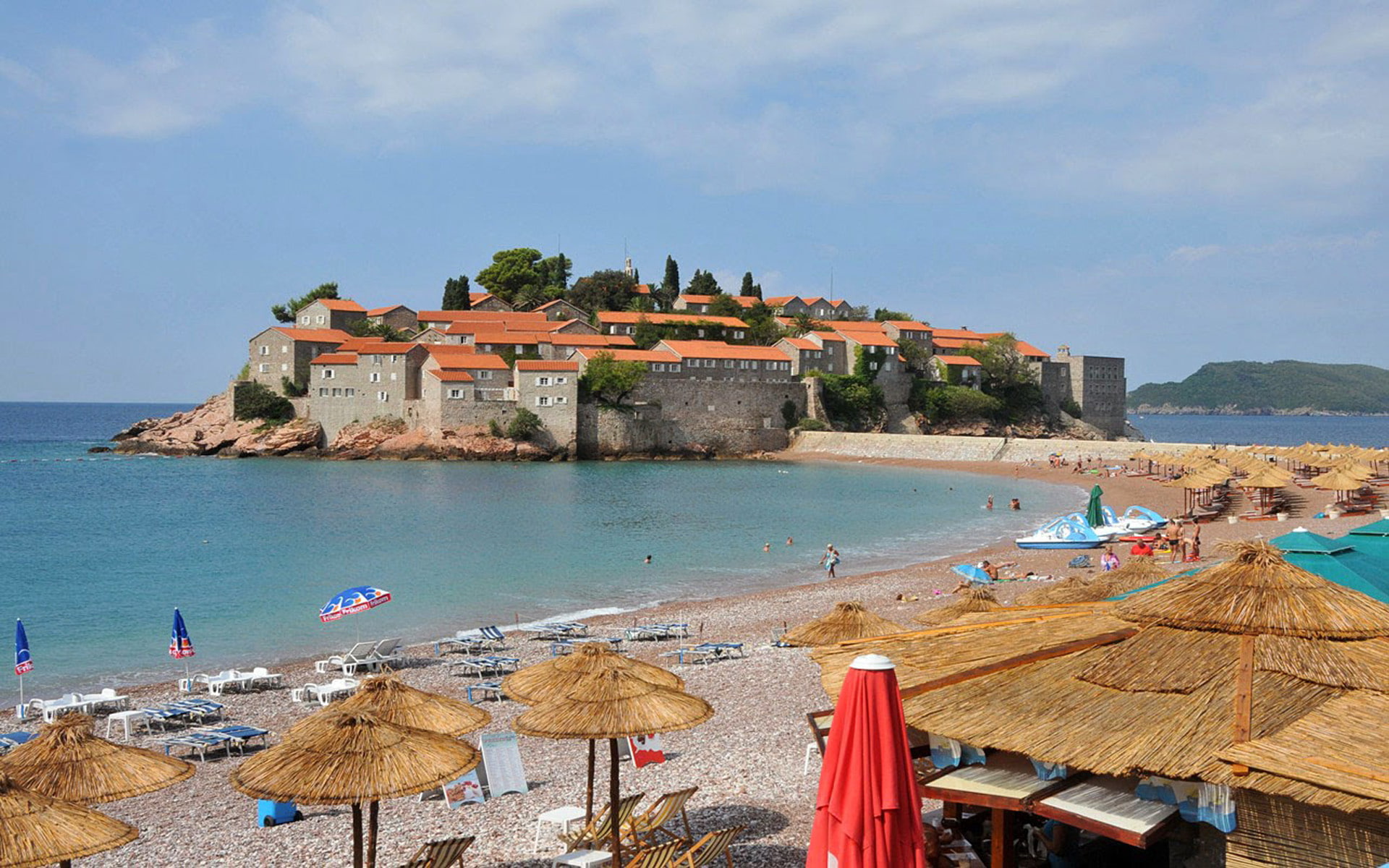 hd, stefan, 1080P, sveti, budva, montenegro, adriatic, HD Wallpaper