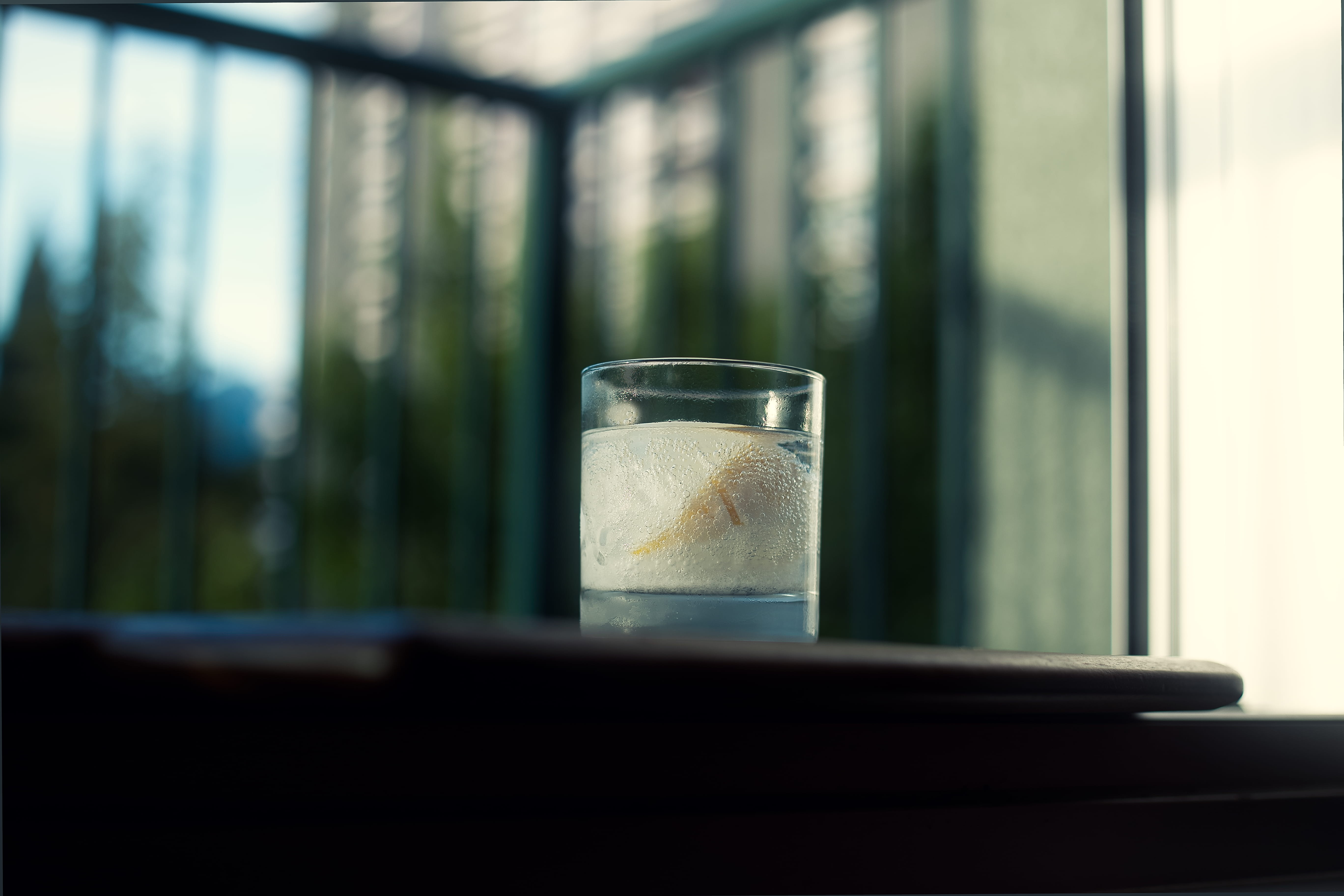 nature, refreshment, home brewed, focus on foreground, crockery, 5K, west vancouver, moody, still life, glass - material, drinking glass, table, canada, HD Wallpaper