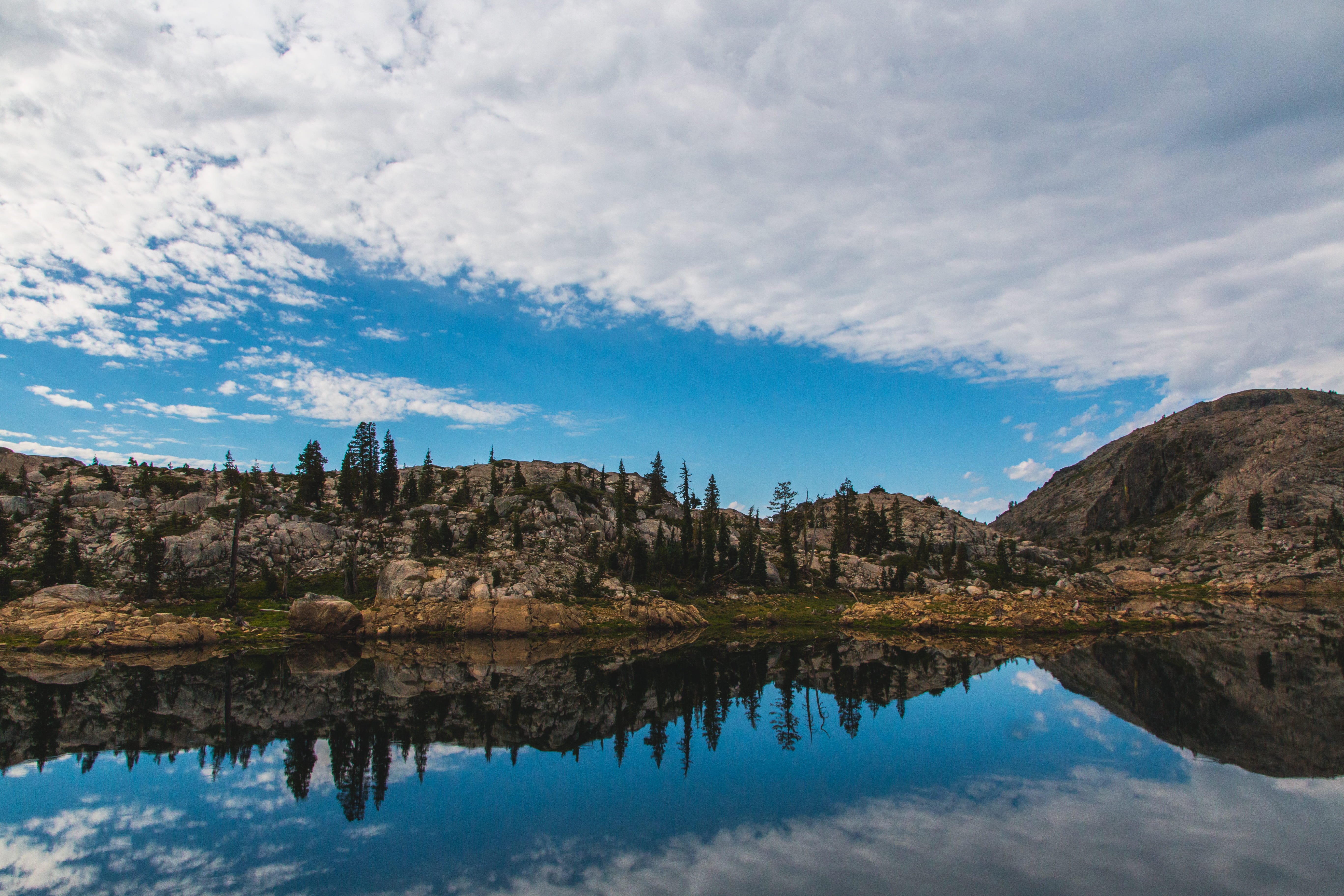 sky, summer, day, green, mountains, united states, camping, nature, waterfront, solid, water, no people, tranquil scene, mountain, fall, scenics - nature, HD Wallpaper