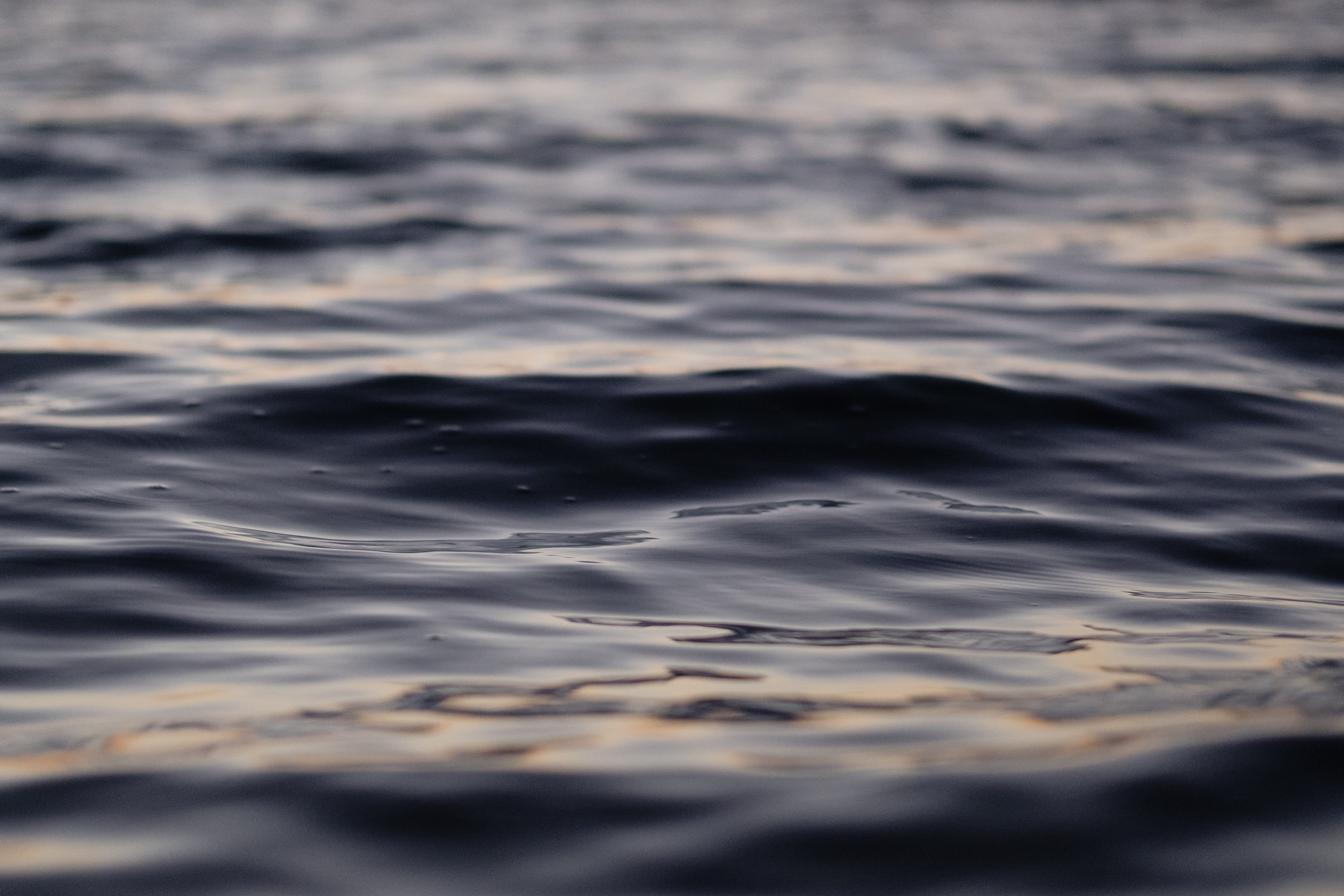 pattern, landscape, beauty in nature, water Surface, liquid, sunset, flowing water, selective focus, no people, backgrounds, travel, motion, rippled, field, HD Wallpaper