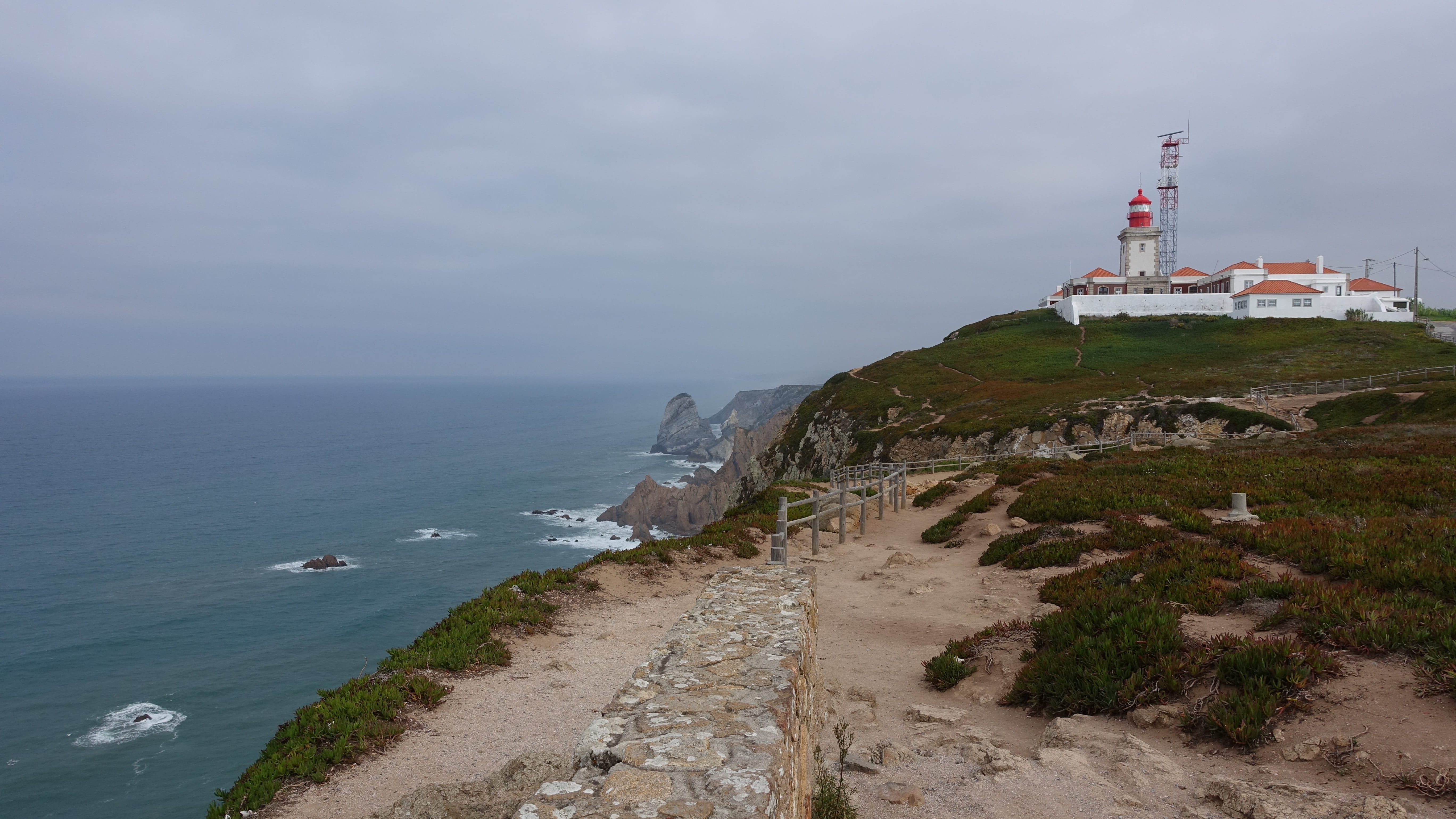 travel, horizon, outdoors, horizon over water, scenics - nature, portugal, building exterior, cloud, cloud - sky, built structure, lands end village, beauty in nature, HD Wallpaper