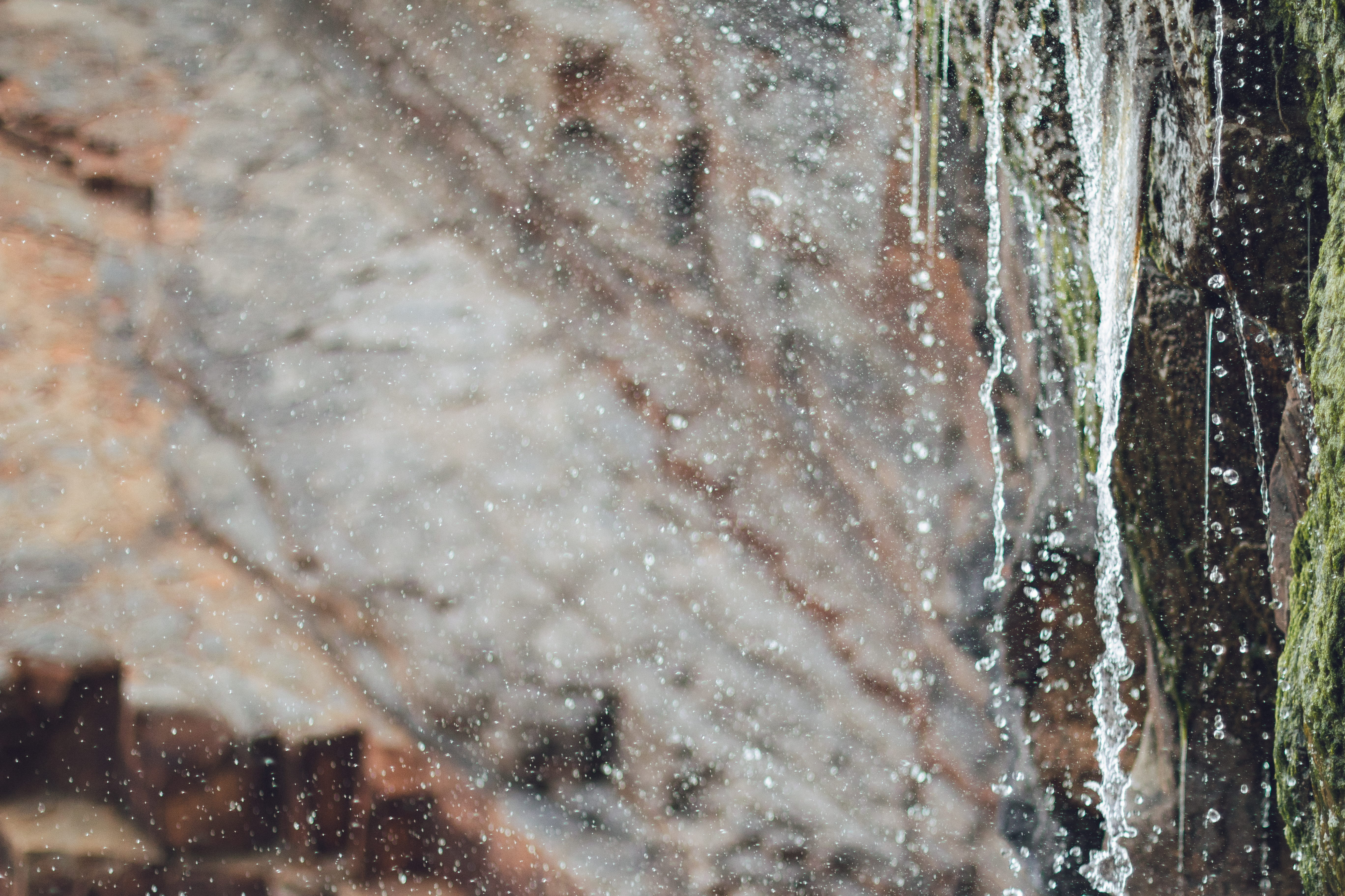 beach, pattern, motion, outdoors, sandymouth beach, backgrounds, selective focus, snowing, united kingdom, 5K, cold temperature, algae, bokeh, tree, snow, HD Wallpaper