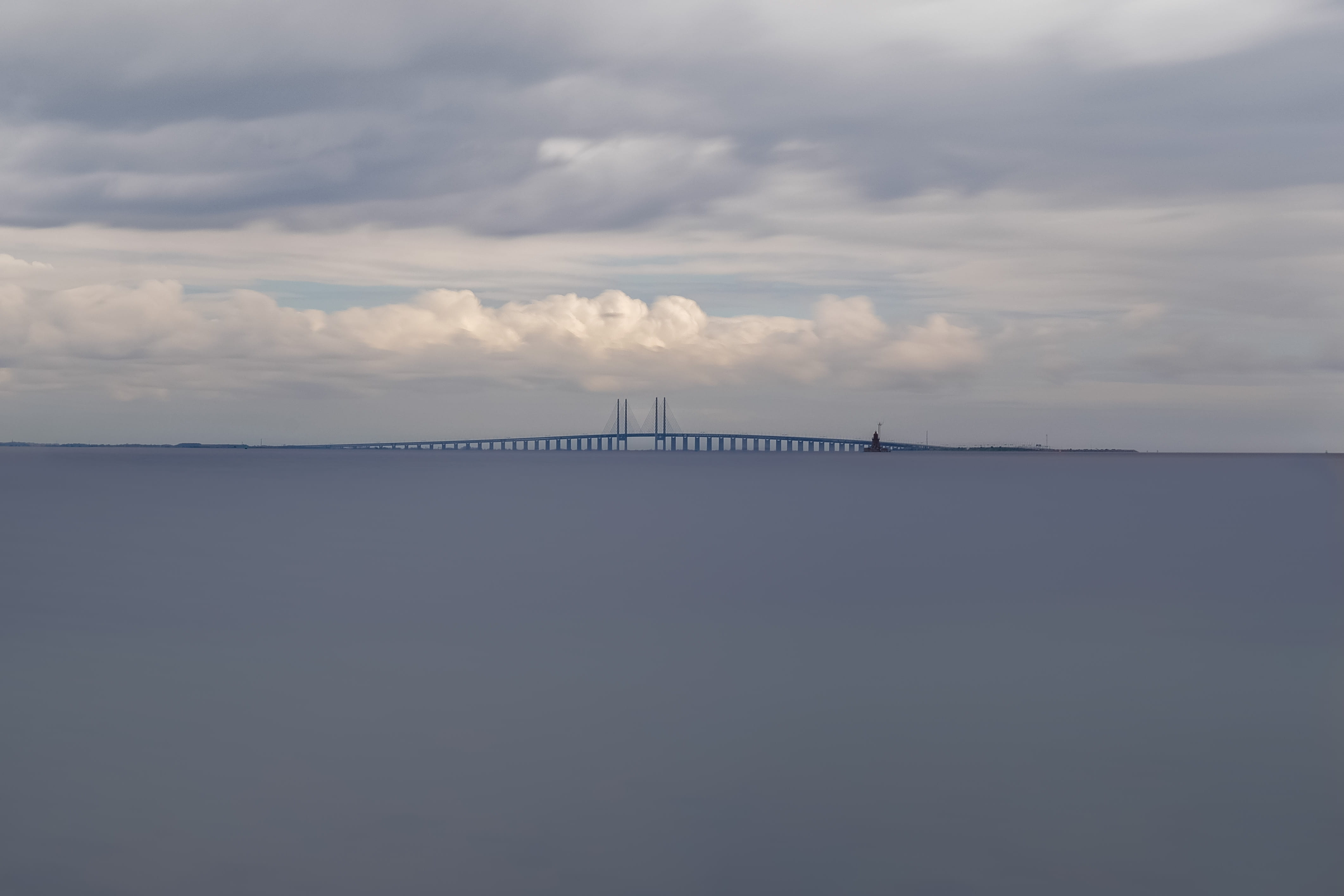 scenics - nature, kopenhagen, beauty in nature, day, Öresund, bridge, bay, no people, connection, built structure, sky, water, sea, architecture, bridge - man made structure, HD Wallpaper