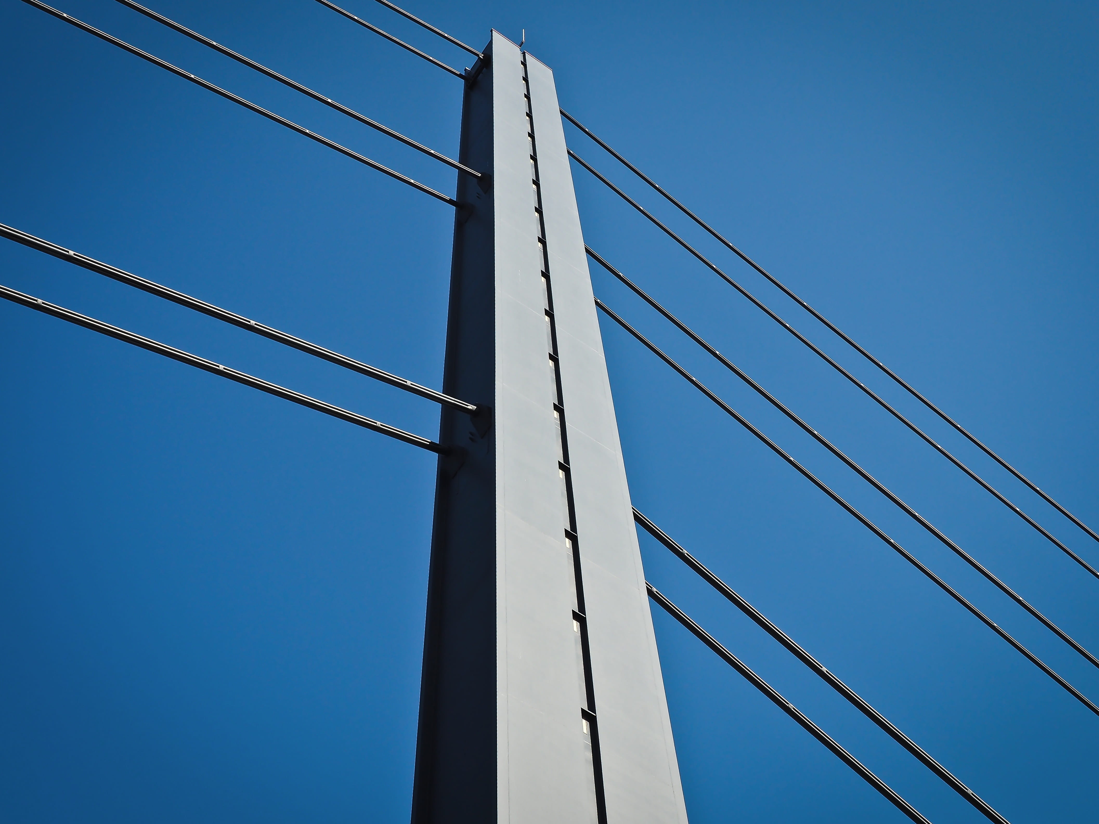 power supply, 4K, alloy, cable, technology, telephone line, outdoors, construction industry, built structure, steel, fuel and power generation, clear sky, HD Wallpaper