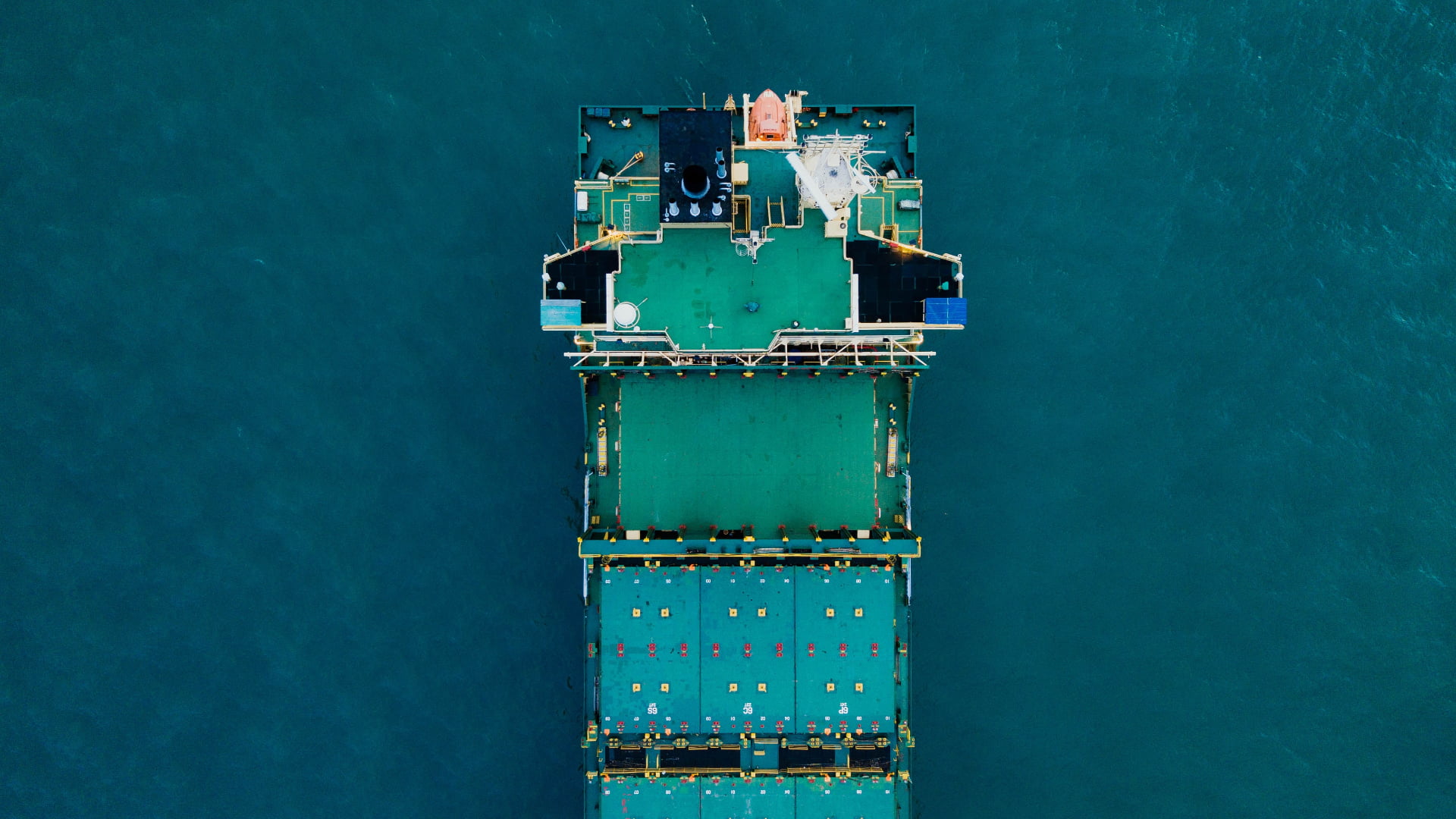 1080P, water, bulk carrier, aerial, ship, sea, HD Wallpaper