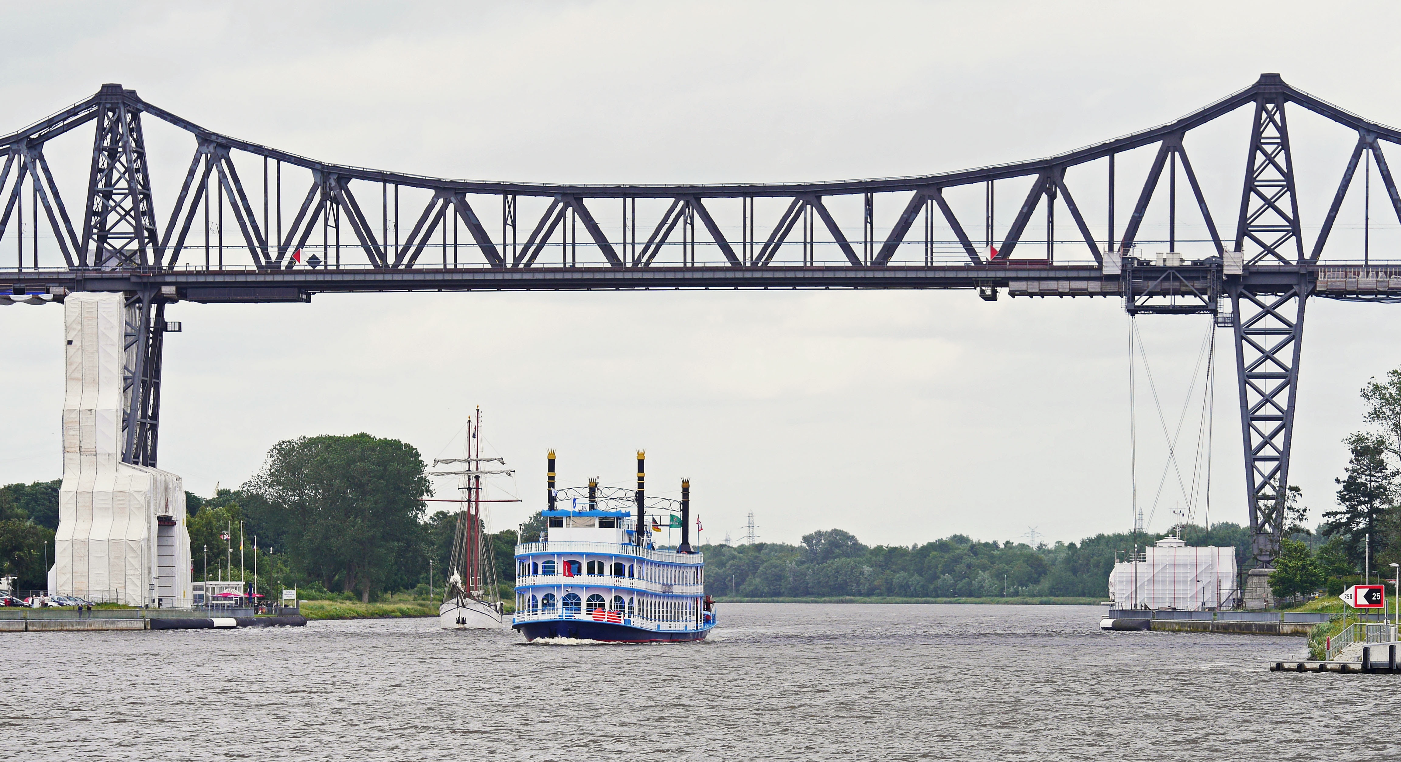 mode of transportation, passenger ship, north america, bay, connection, transporter bridge, sailor, hospitable ship, nautical vessel, nature, transit, high bridge, HD Wallpaper
