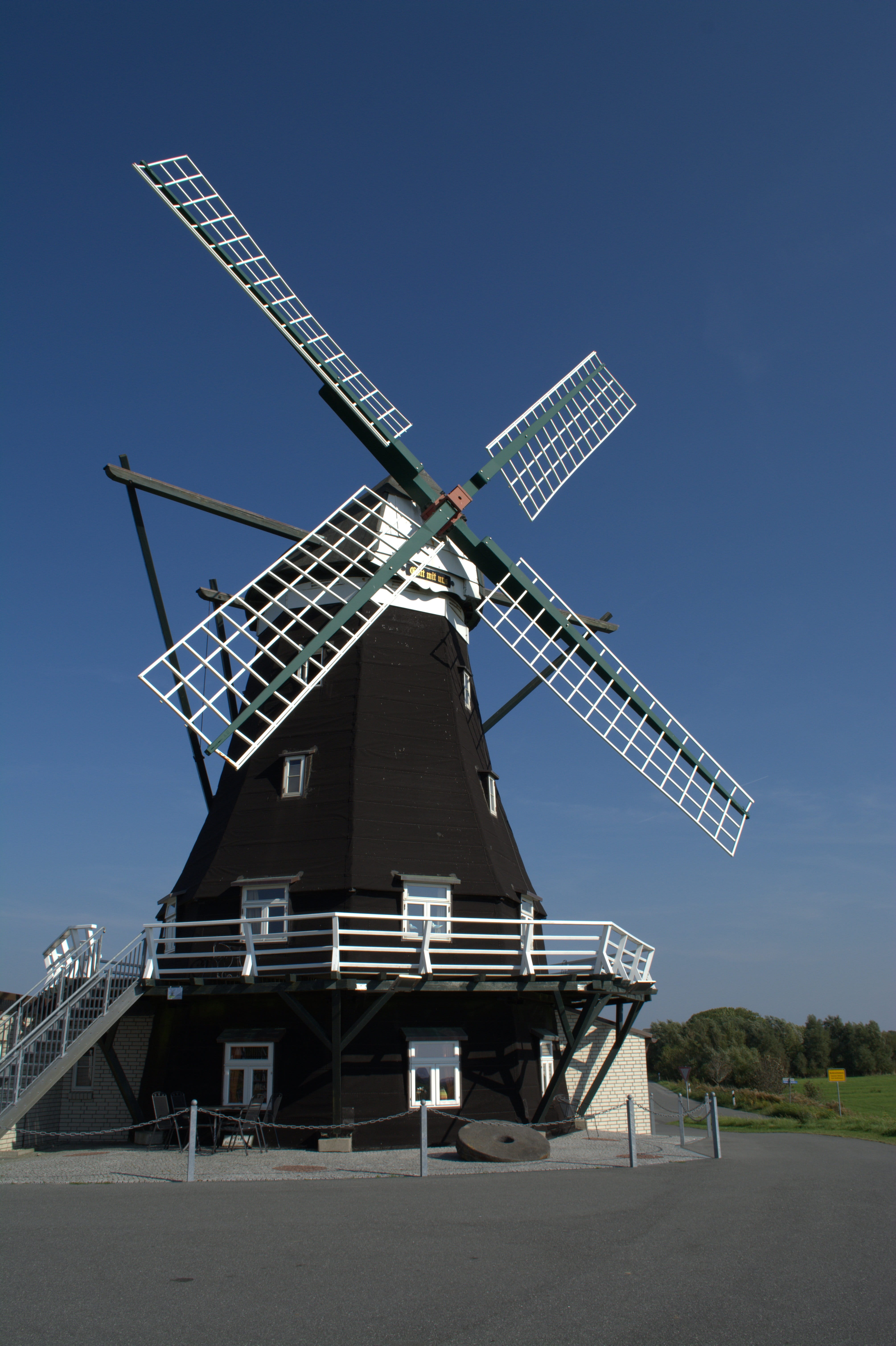 outdoors, Windmill, nature, Mill, Building, island, alternative energy, blue, 5K, landscape, traditional windmill, built structure, wind power, technology, Phone HD Wallpaper