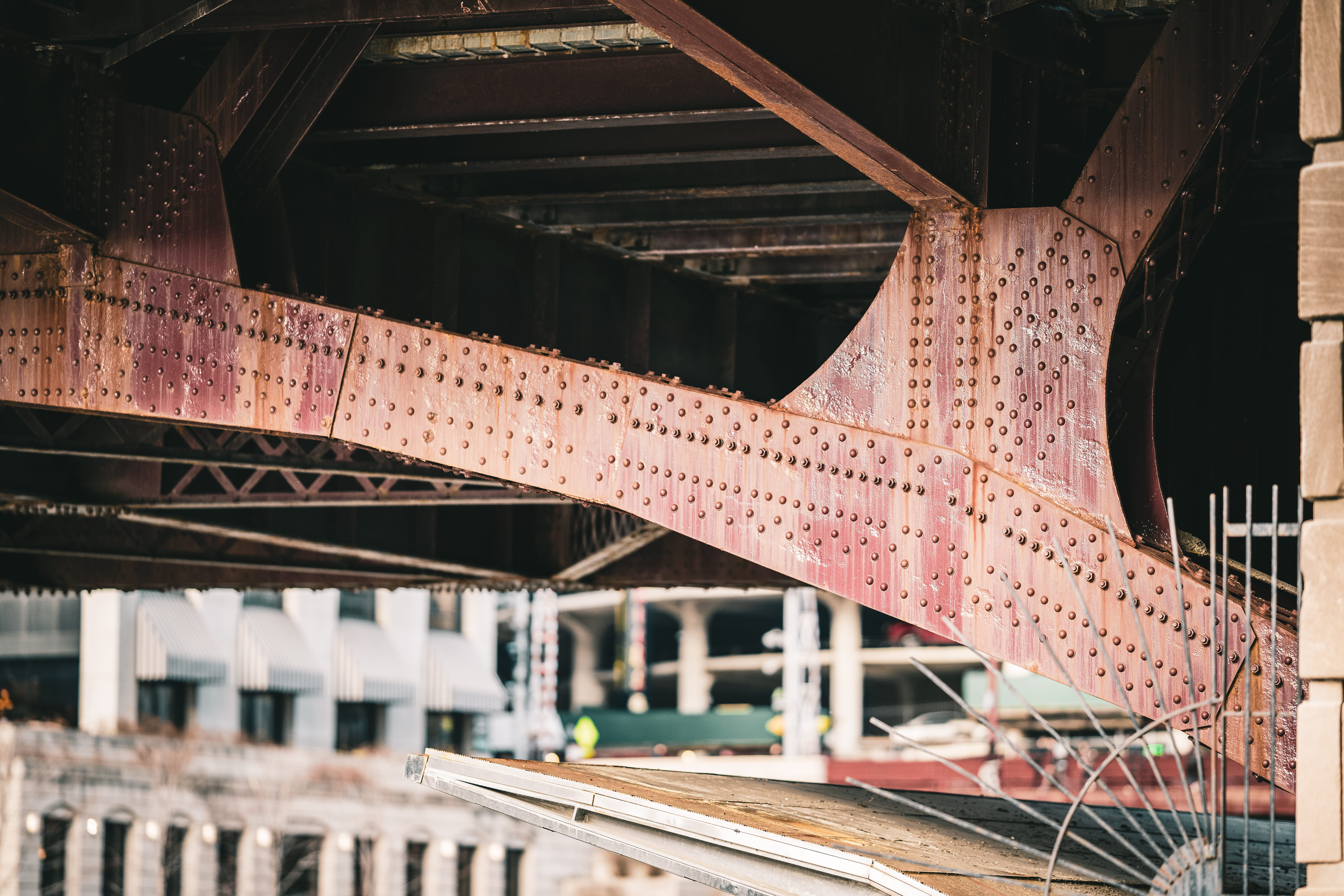 drawbridge, rail transportation, railing, plywood, black, railway bridge, photo, 5K, architectural, way, no people, nature, handrail, wood, architectural column, HD Wallpaper