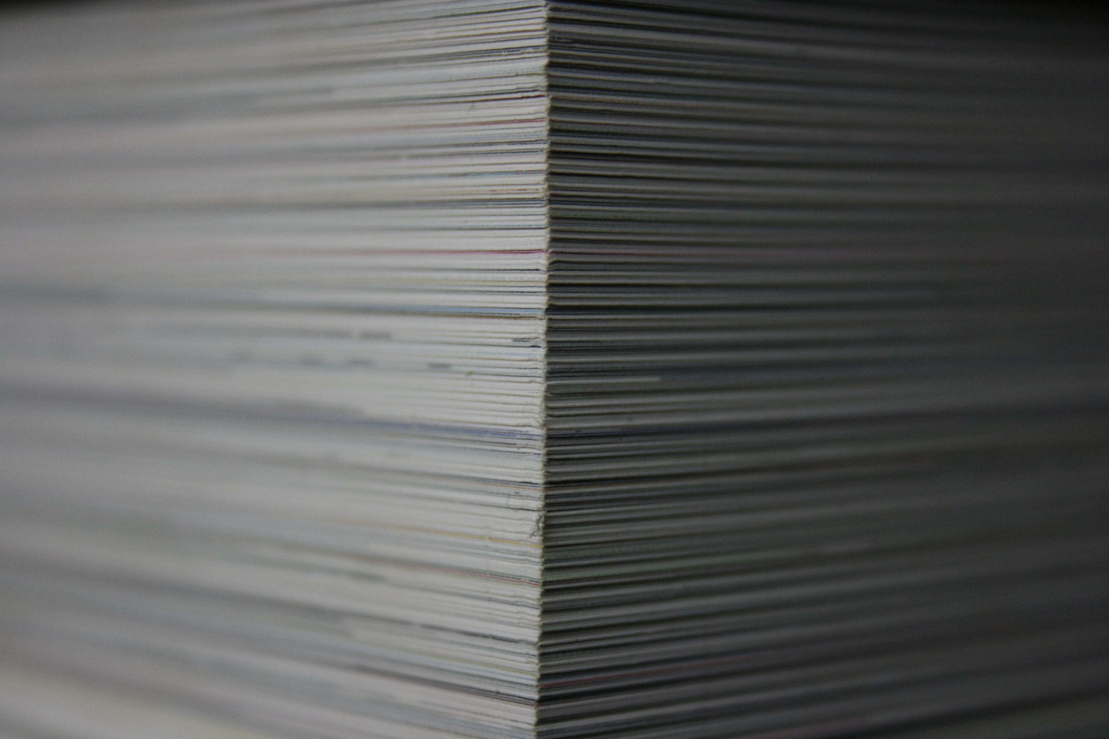 paper, selective focus, close-up, large group of objects, communication, business, still life, pile, sheet, full frame, stack, stack of paper, publication, HD Wallpaper