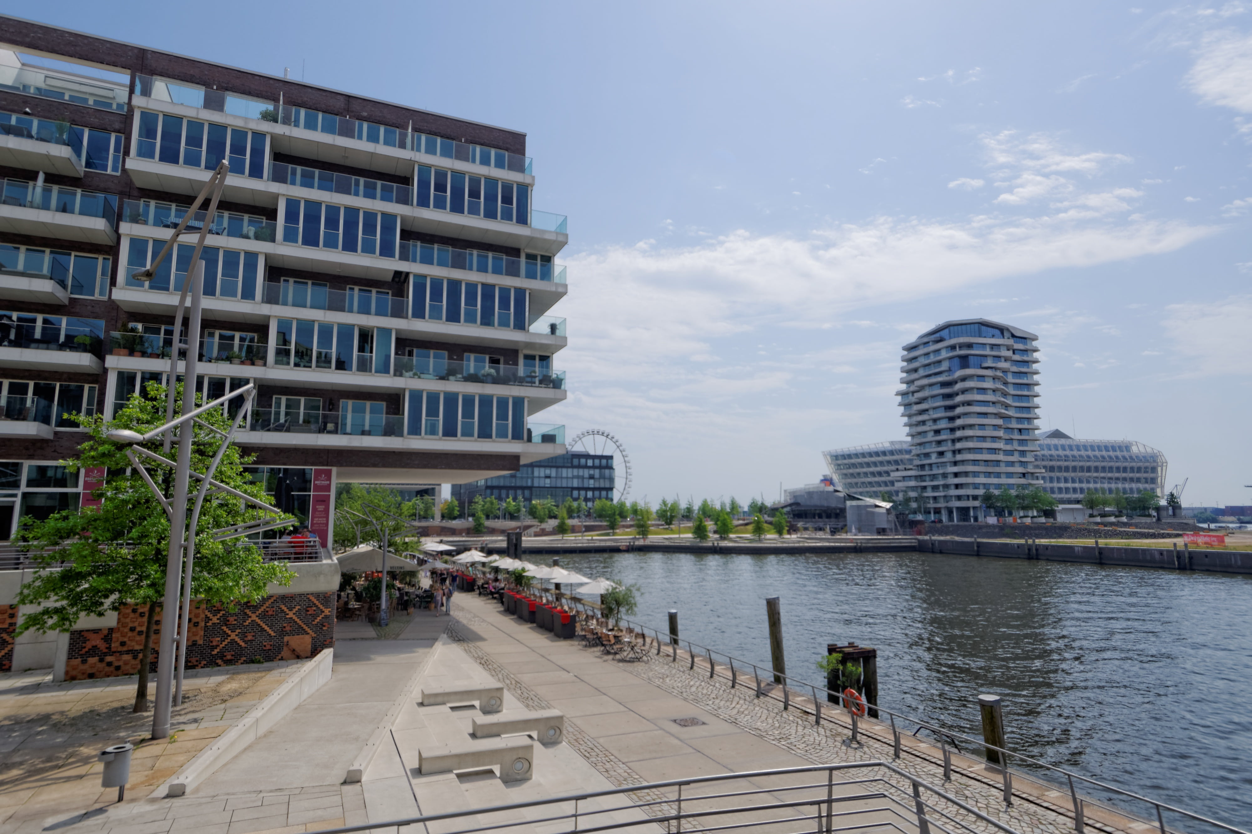 transportation, germany, mode of transportation, travel destinations, building, hamburg, harbour city, scene, city, office building exterior, hanseatic city, HD Wallpaper