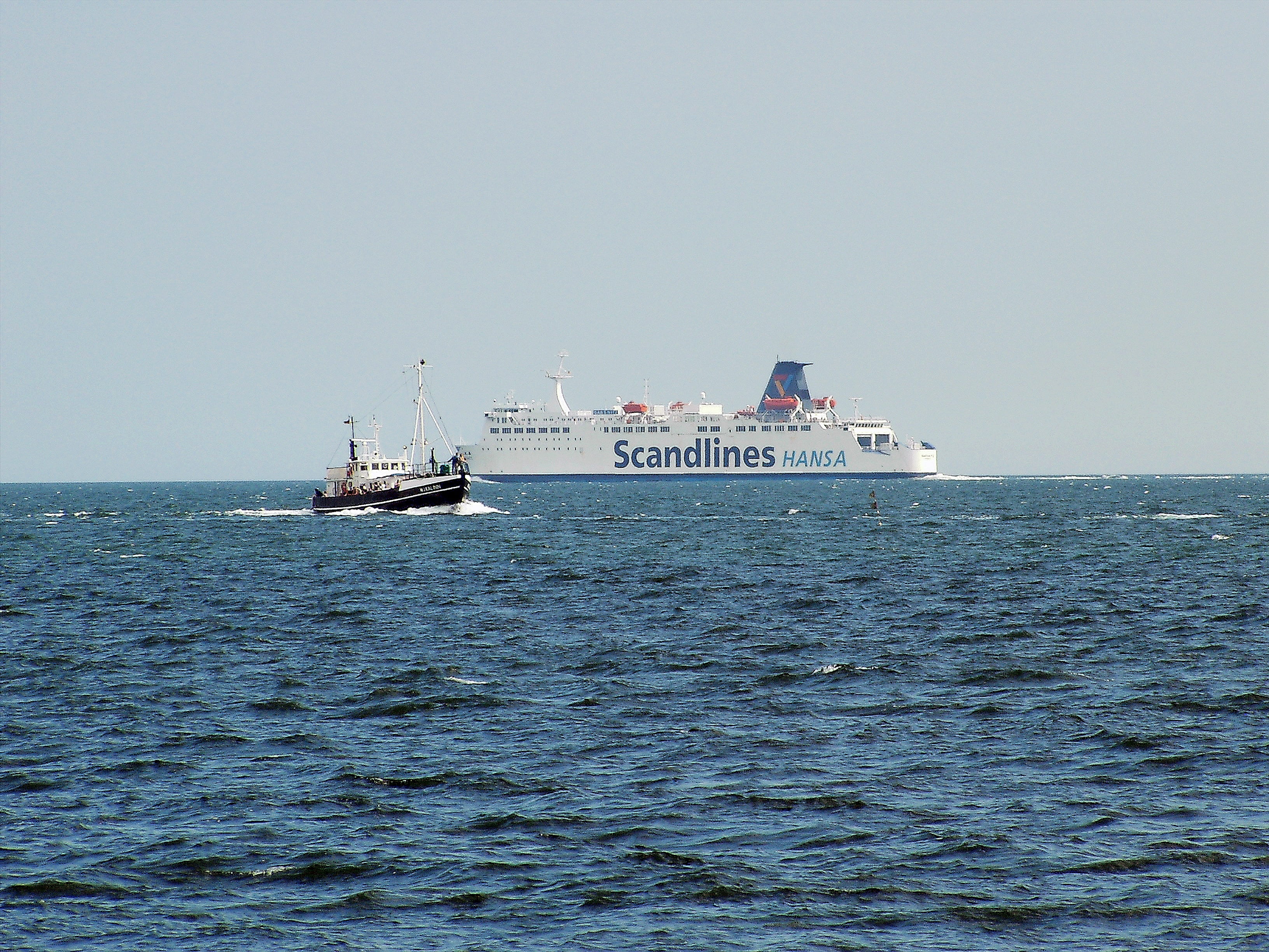 ship, sea, sassnitz, sailing, Baltic Sea, craft, mode of transportation, cruise ship, outdoors, sailboat, on the move, passenger craft, travel, no people, HD Wallpaper