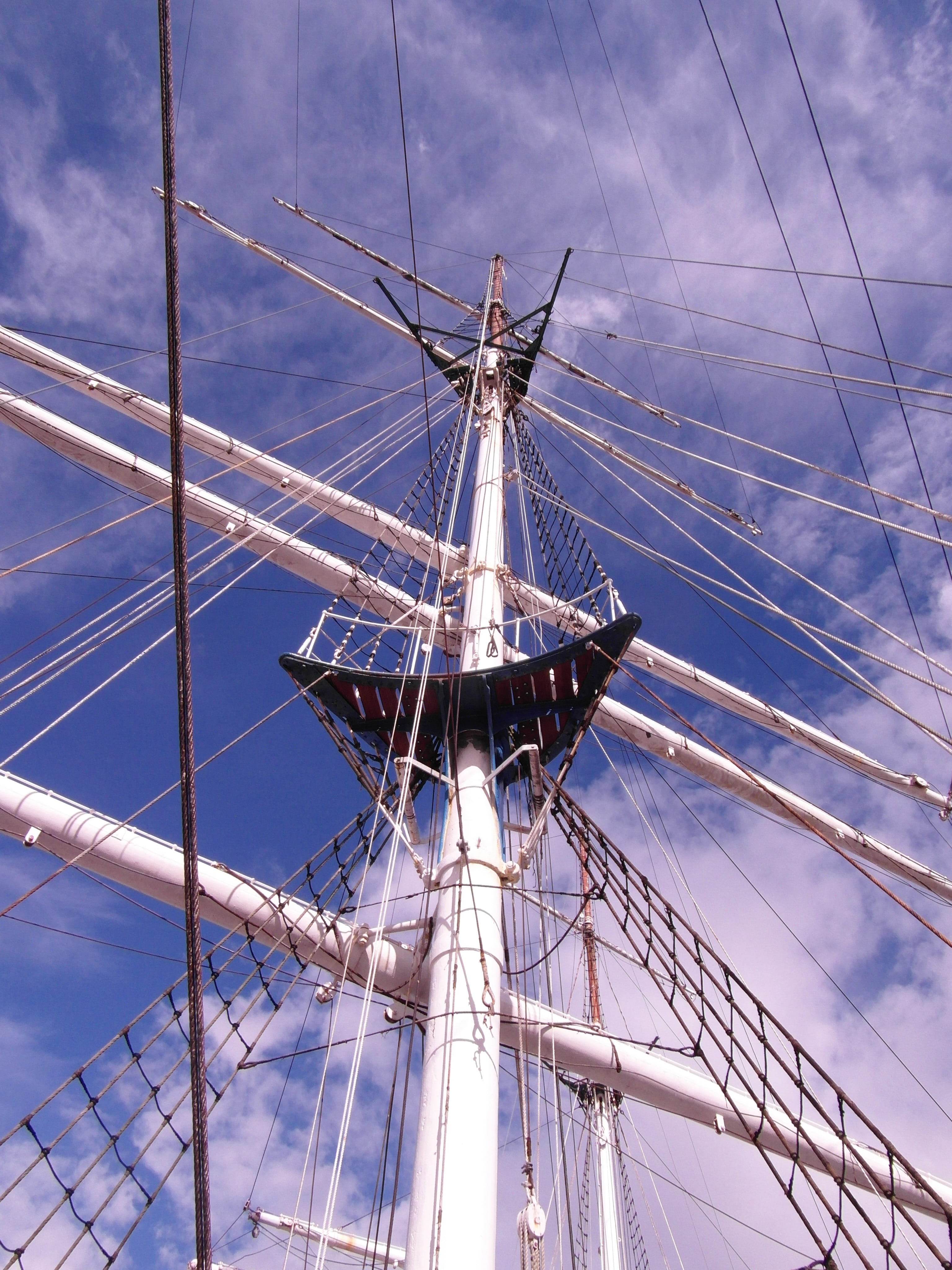 training ship, sky, Sailing Vessel, nautical vessel, ship, mode of transportation, sailing, sailboat, rigging, no people, stralsund, Mast, sail, sailing ship, Phone HD Wallpaper
