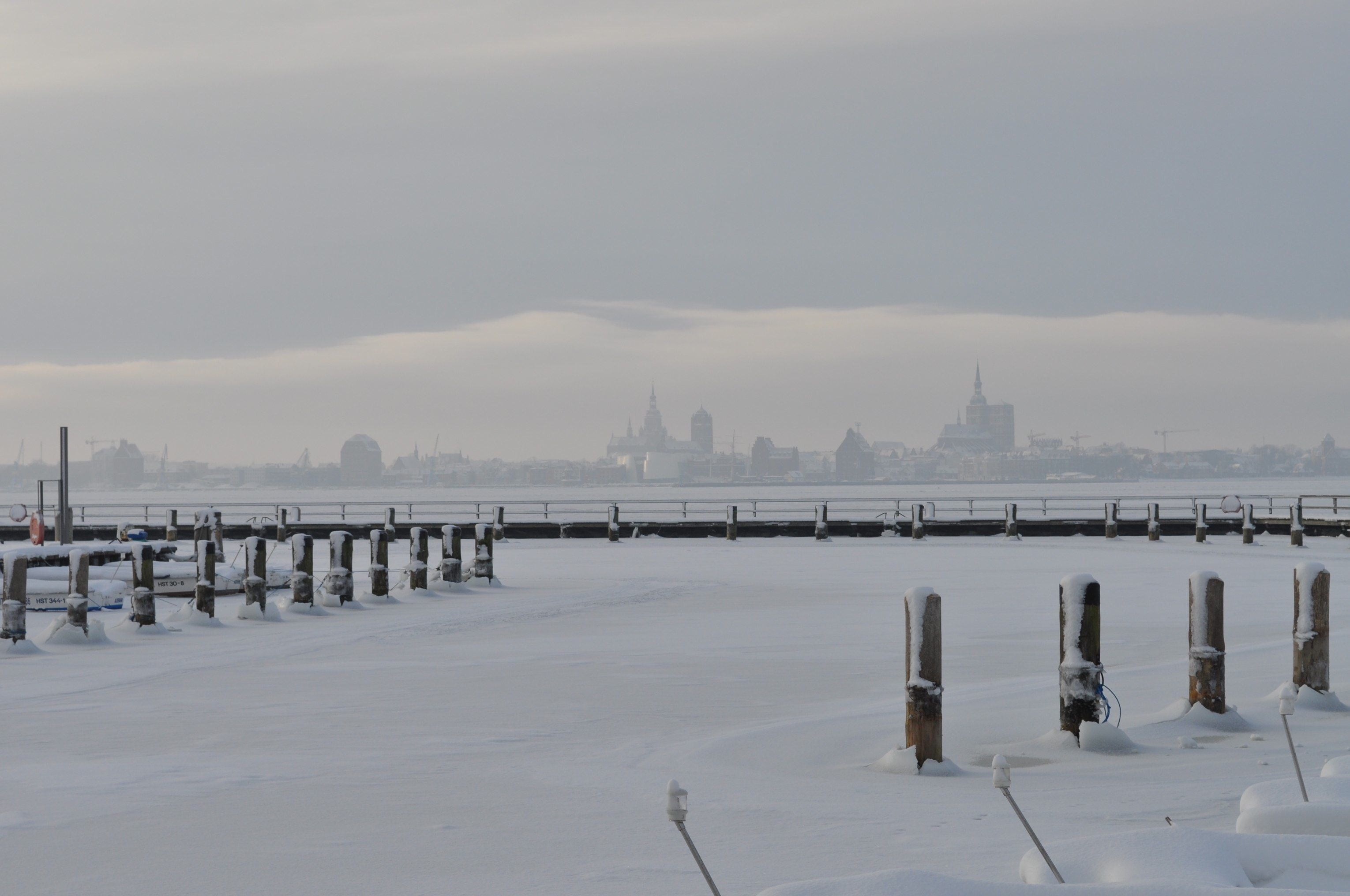 day, building, rügen, winter, 2K, architecture, frozen, outdoors, travel destinations, nature, bodden, beauty in nature, no people, city, building exterior, HD Wallpaper