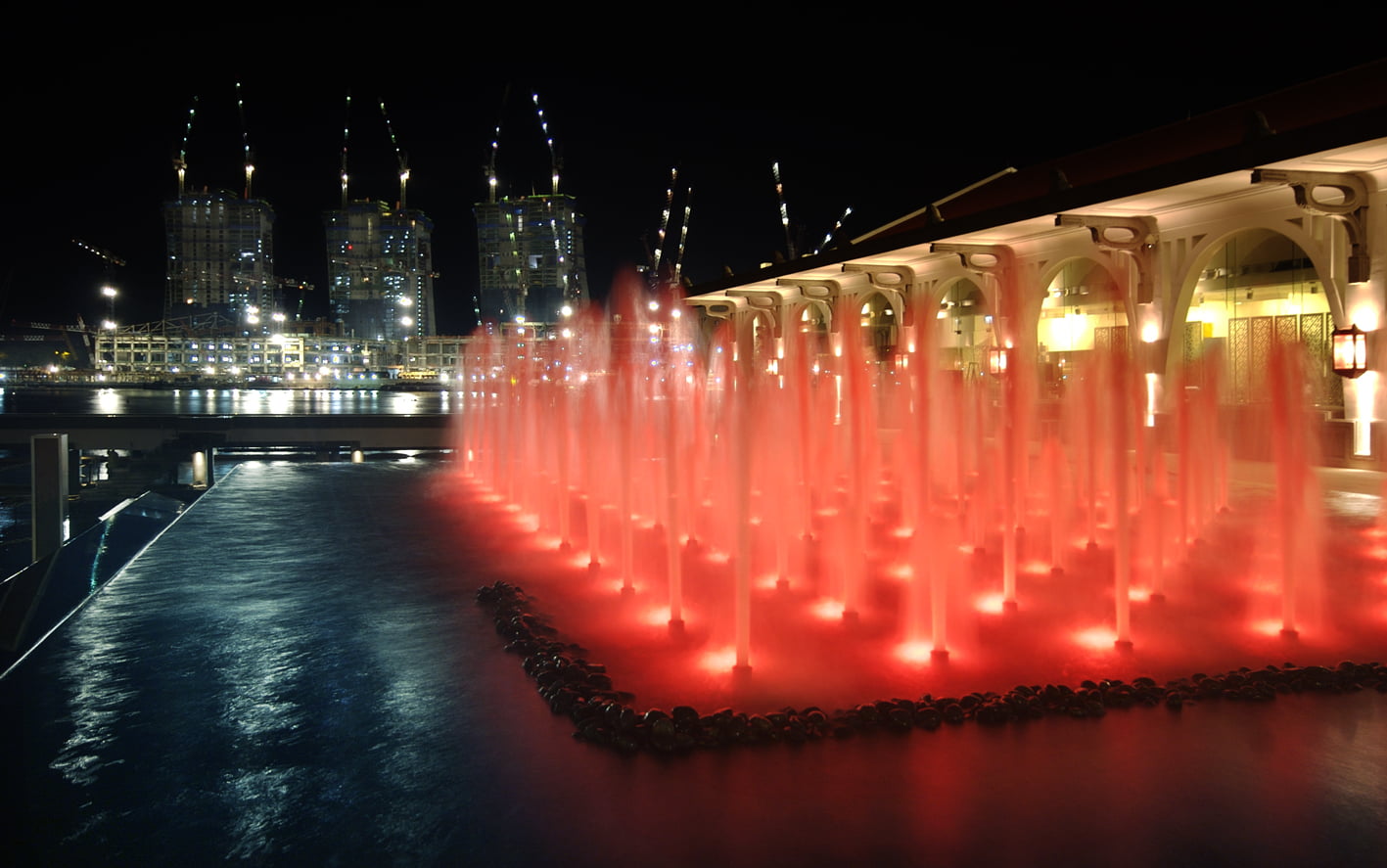 cityscape, Collyer Quay, attraction, famous Place, river, urban Scene, night, night time, city, Resort, illuminated, photo, Singapore, bridge - Man Made Structure, HD Wallpaper