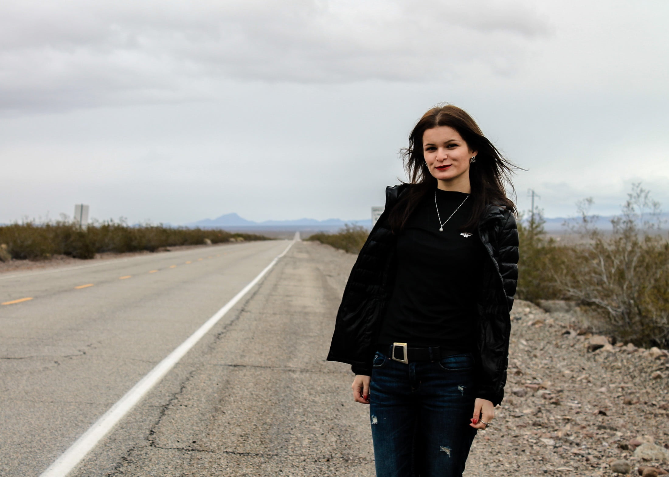 state, young adult, regional, trip, outdoors, lifestyles, road 66, front view, highway, united, 1080P, education, real people, standing, route, transportation, HD Wallpaper