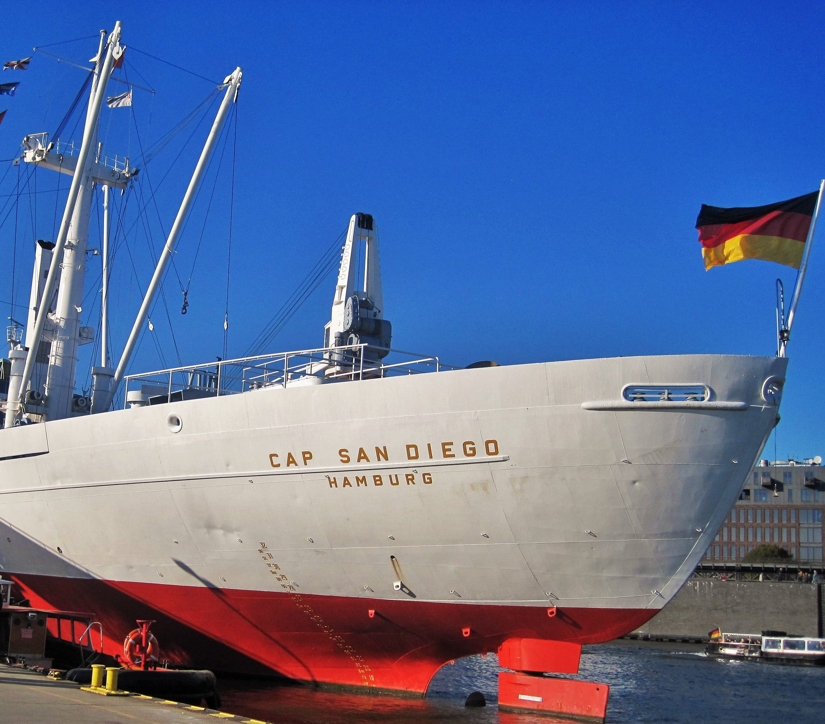 historically, ship rear, mode of transportation, business, landungsbrücken, clear sky, nature, cap, elbe, no people, sailboat, navy, travel, outdoors, tourist attraction, HD Wallpaper